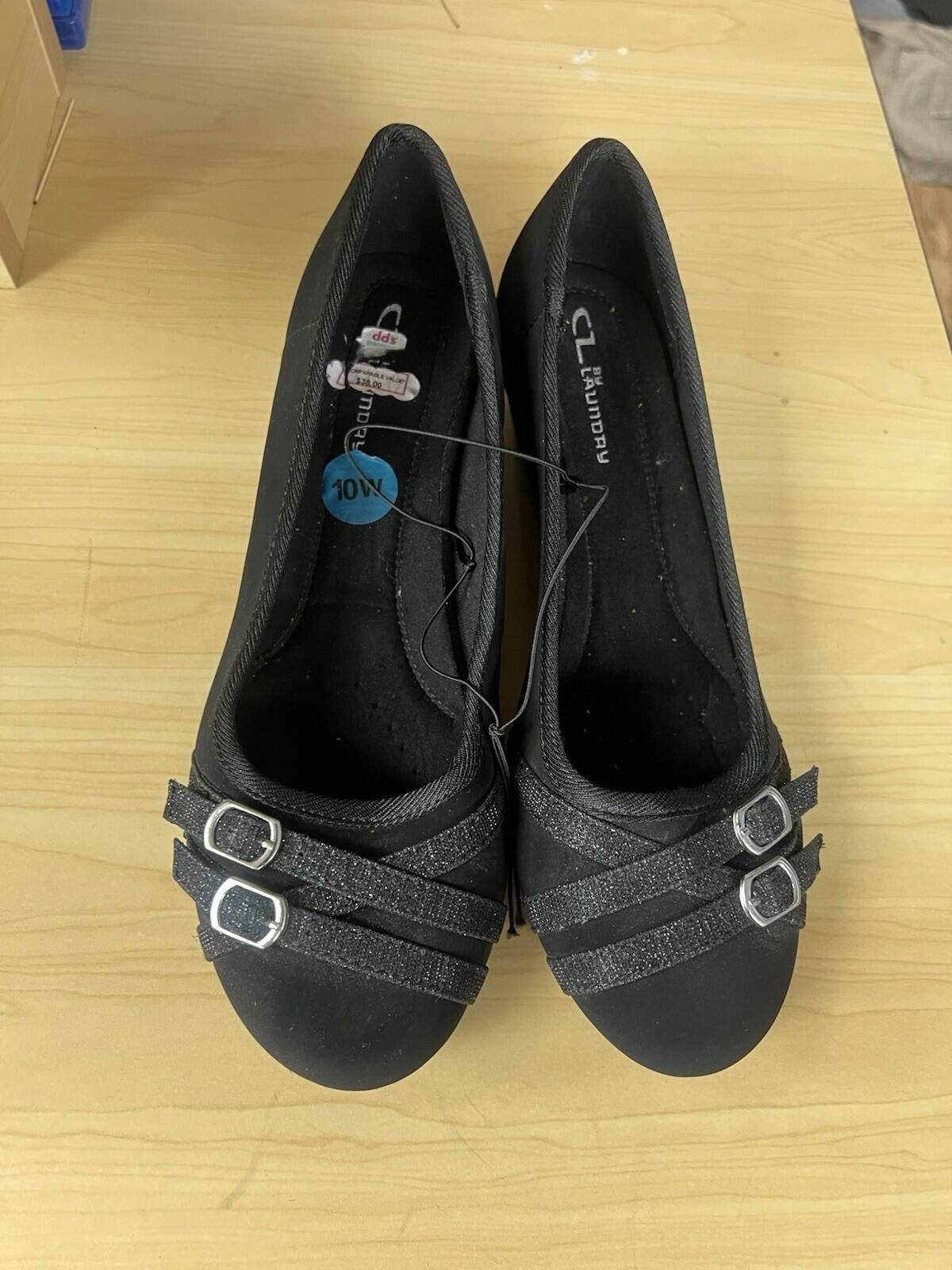 Other Chinese Laundry Flats Ballet Shoes Women's 10w Black Strap Size US 10 / IT 40 - 5 Thumbnail