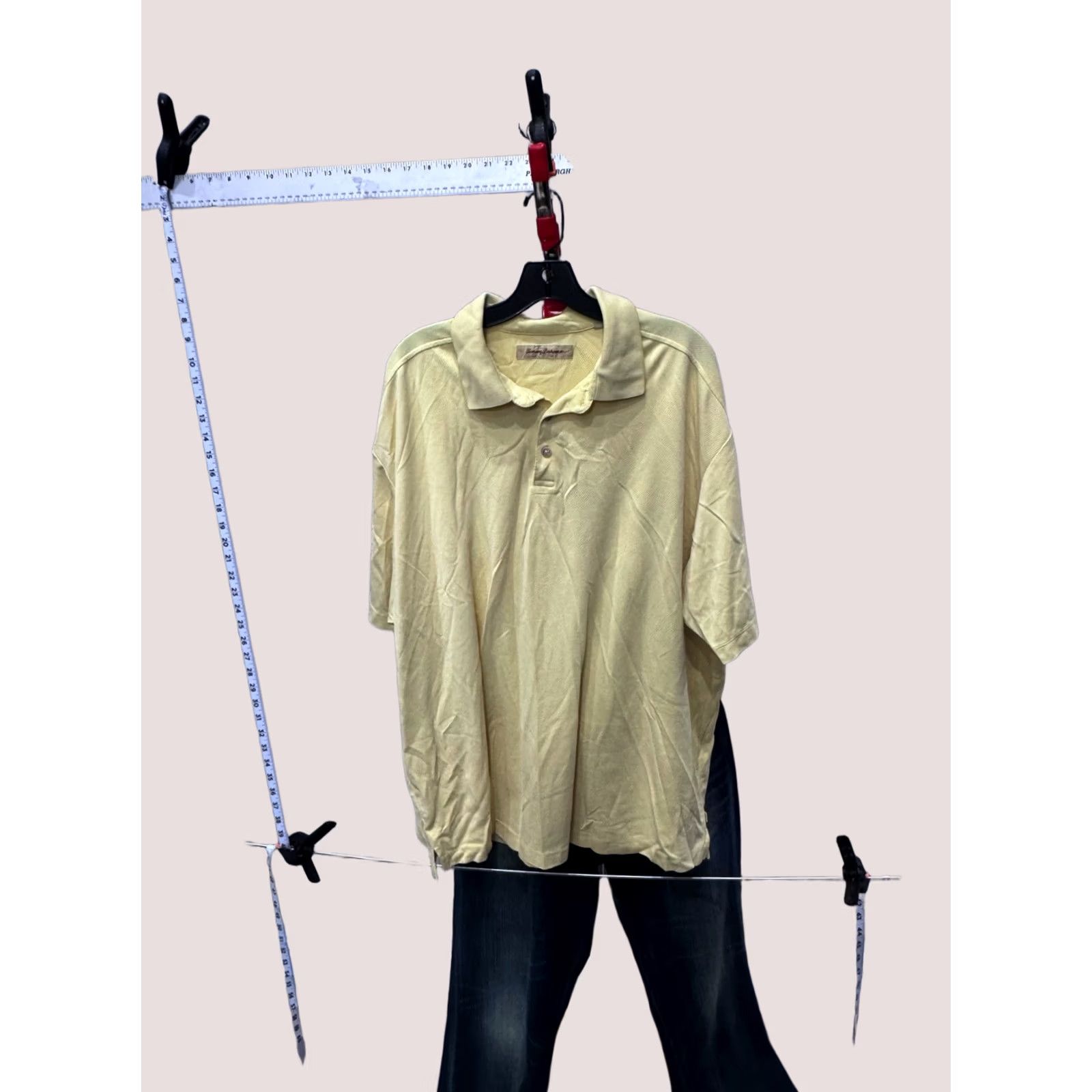 Tommy Bahama Tommy Bahama POLO SHIRT Sunshine Yellow 2XL XXL Mens Size US XXL / EU 58 / 5 - 1 Thumbnail
