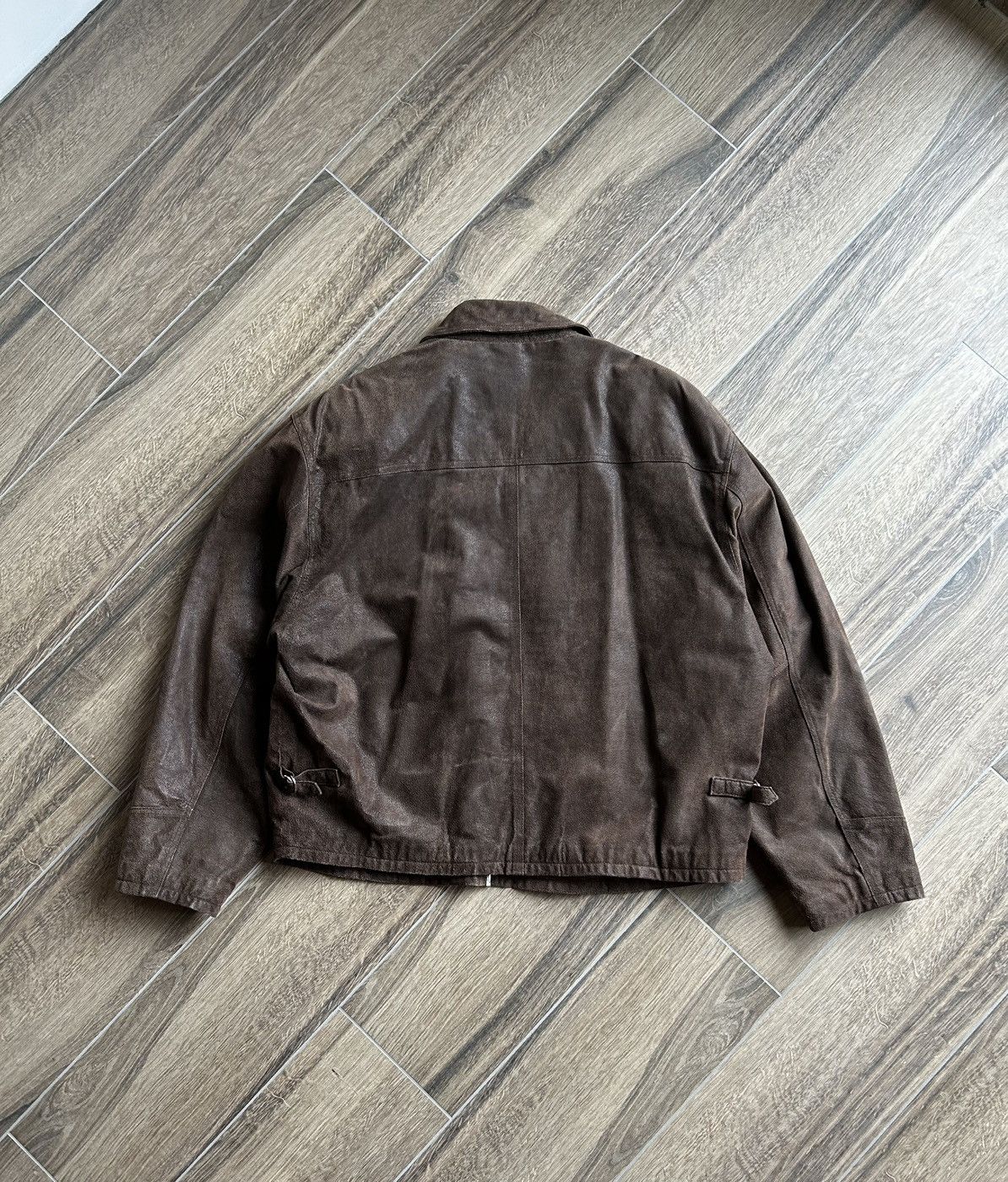 Blacksmith Vintage Black Smith leather jacket y2k crazy fit Size US XL / EU 56 / 4 - 2 Thumbnail