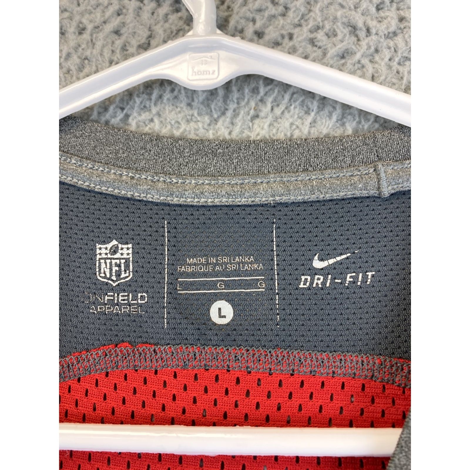 Nike Nike Men Activewear Top L Gray Buccaneers Tank Dri-Fit Running Logo / 80-36 Size US L / EU 52-54 / 3 - 3 Thumbnail