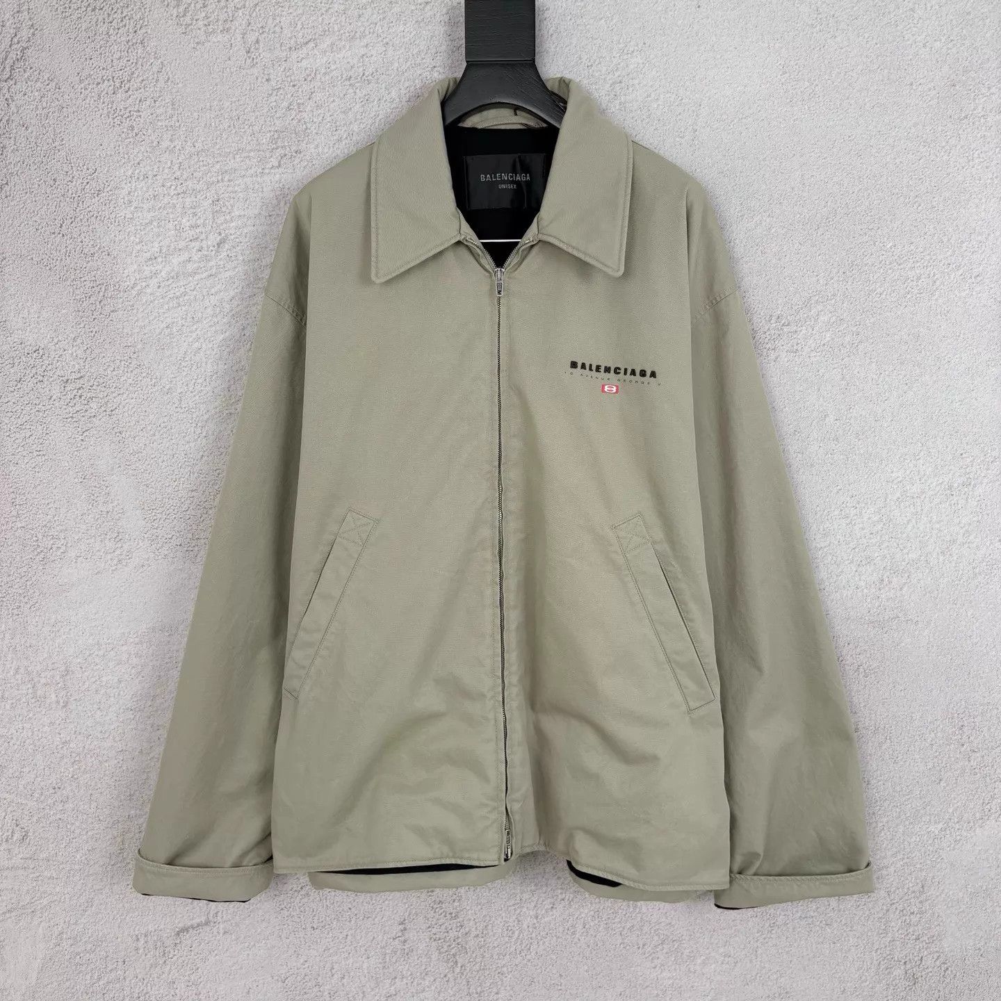 Balenciaga Balenciaga Khaki Quilted Work Jacket Size S NWT Size S / US 4 / IT 40 - 1 Thumbnail