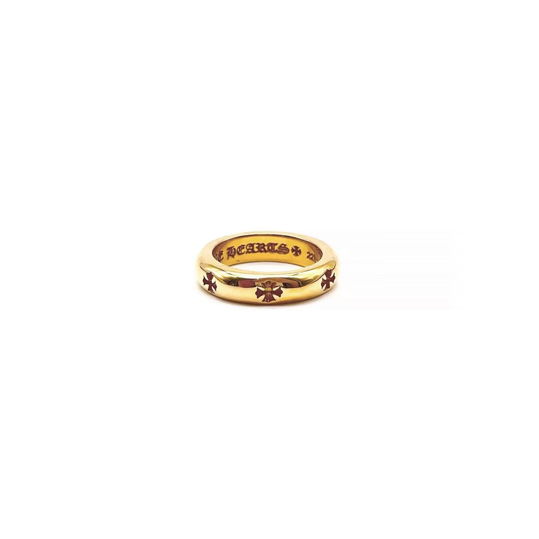 Chrome Hearts Chrome Hearts 22K Gold Negative Cross Ring Size ONE SIZE - 3 Thumbnail