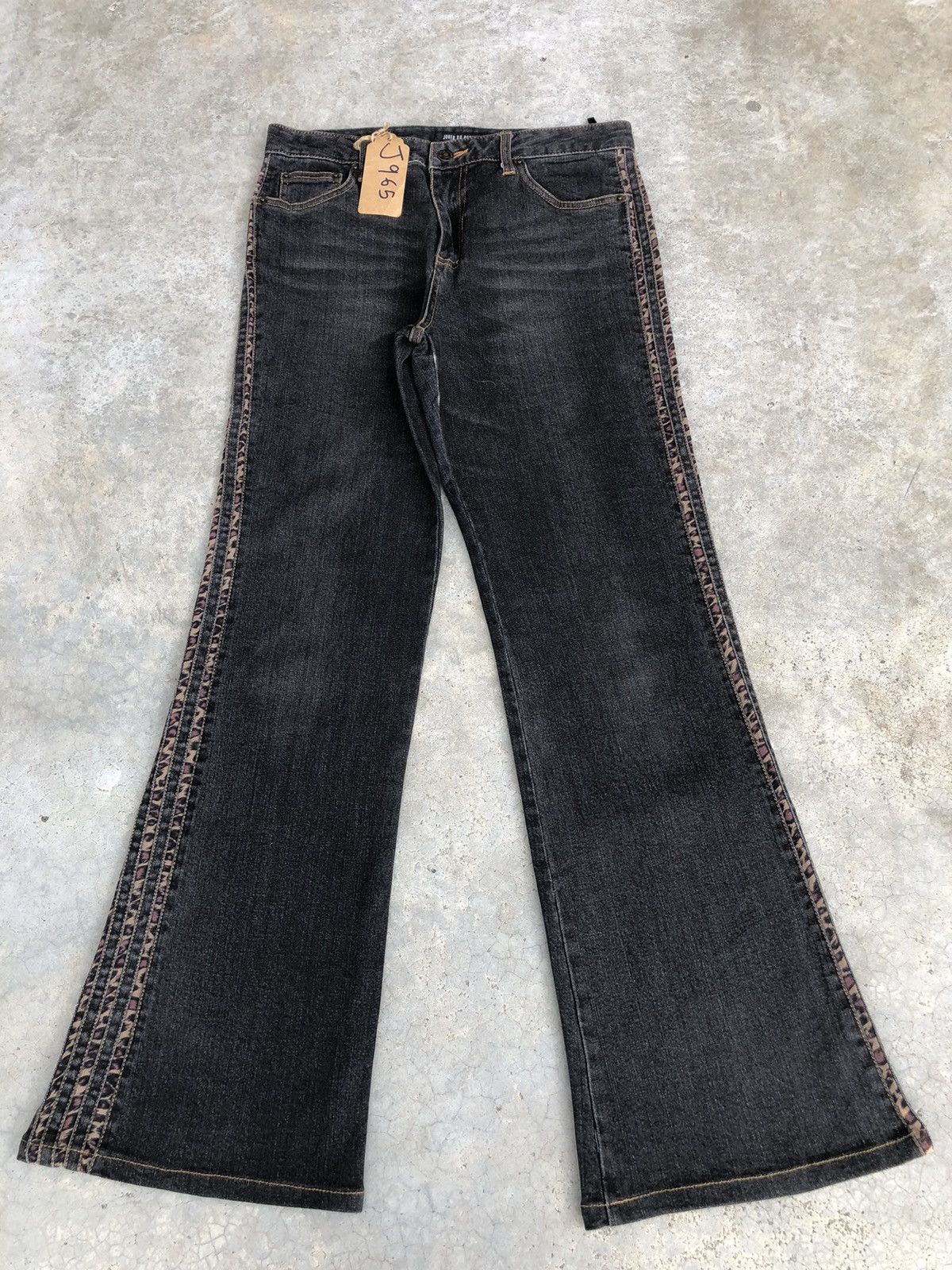 Jouer Bu Flared Jeans Distressed Jeans