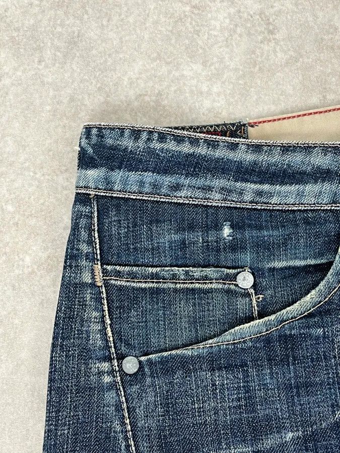 Marithe + Francois Girbaud 2000s Marithé + François Girbaud Blue Large Denim Jeans Size US 37 - 10 Thumbnail