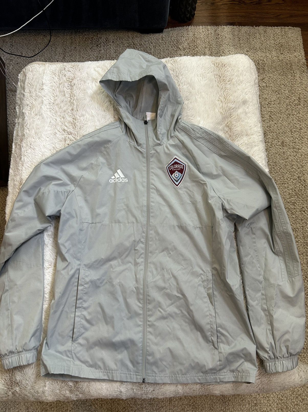 Adidas Colorado Rapids Rain Jacket Size US M / EU 48-50 / 2 - 1 Thumbnail