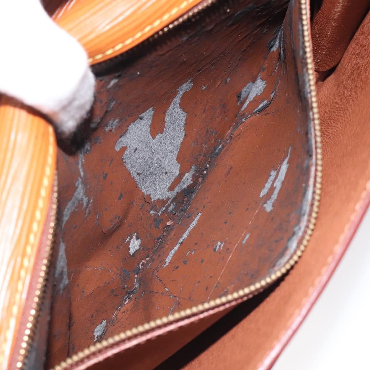 Louis Vuitton LOUIS VUITTON Epi Serie Dragonne Hand Bag Zipangu Gold Size ONE SIZE - 11 Thumbnail