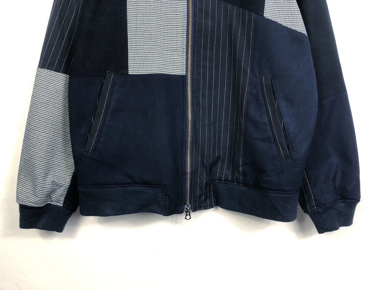 Japanese Brand Rare Inherit Japan Patchwork Zipper Jacket Size US L / EU 52-54 / 3 - 3 Thumbnail