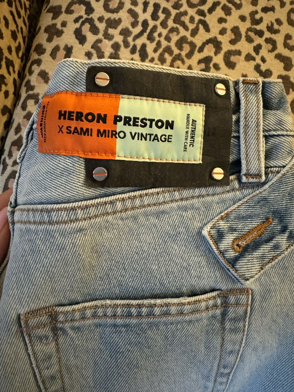 Heron Preston × SAMI MIRO VINTAGE Heron Preston x Sami Miro Jeans Size 25" / US 0 / IT 36 - 5 Thumbnail
