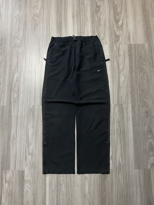 Nike Vintage Y2K Nike Swoosh Nylon Parachute Pants