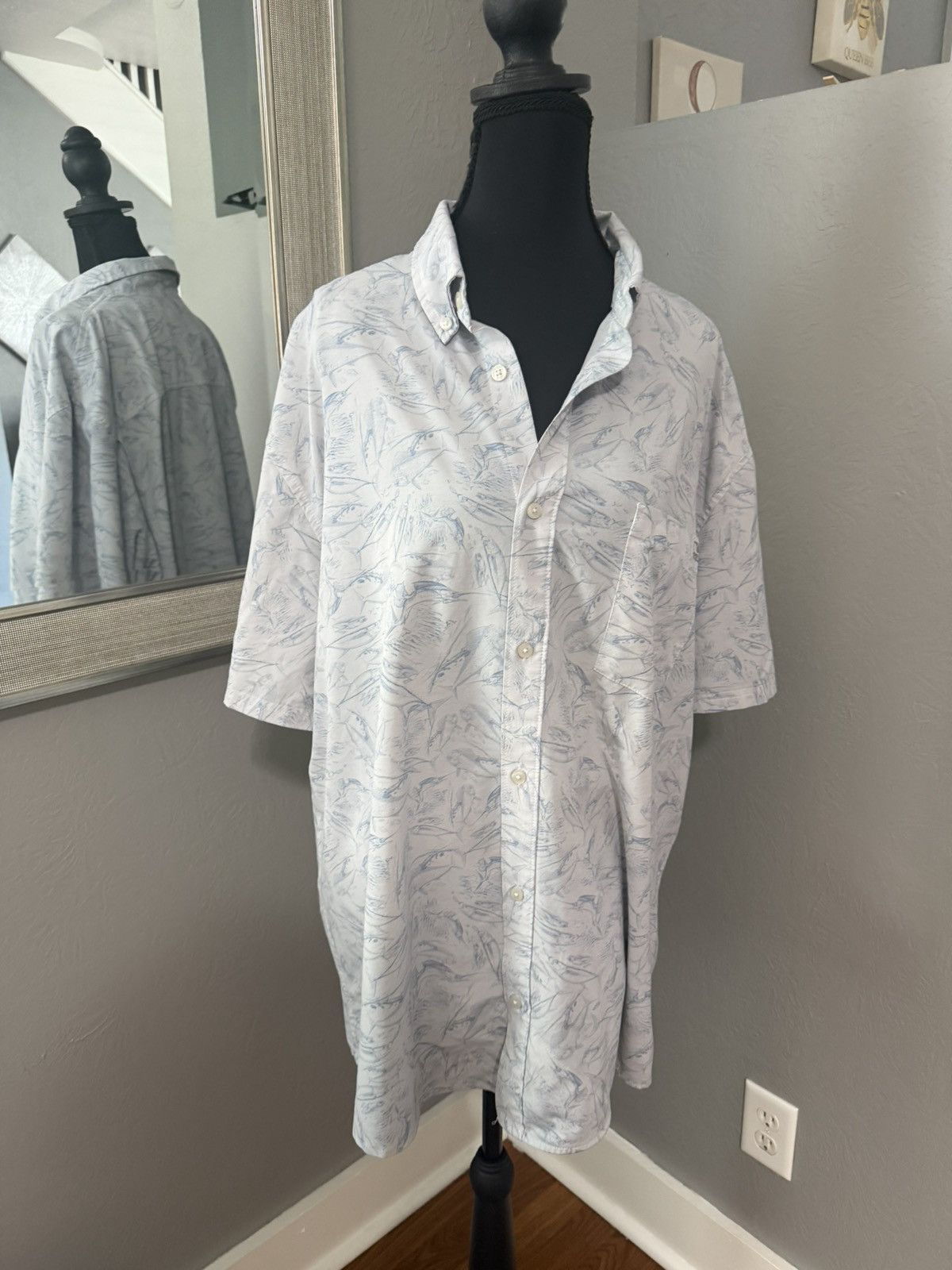 Other Huk Kona Fish Print Costal Nautical button-down XXL Size US XXL / EU 58 / 5 - 3 Thumbnail
