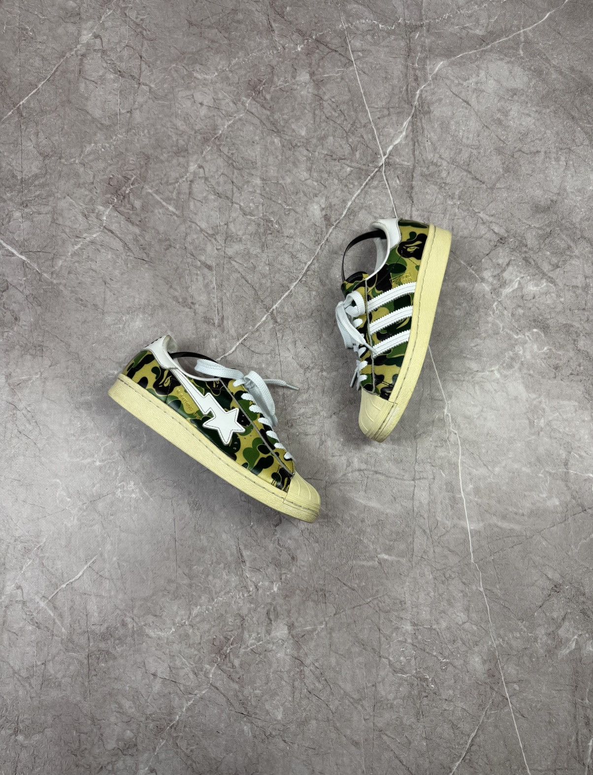 Adidas × Bape Adidas Superstar Bape ABC Camo Green A Bathing Ape Size Size US 6 / IT 36 - 9 Thumbnail