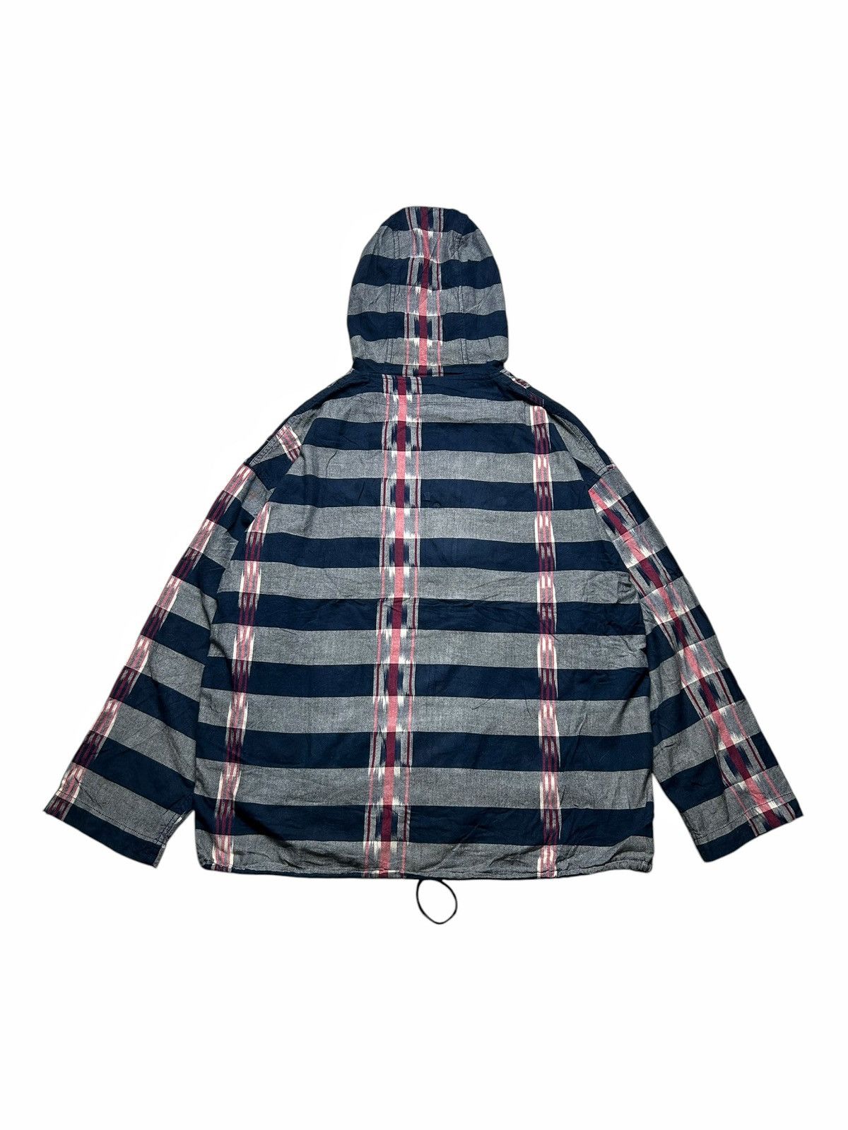 Japanese Brand × Sunny Sports Sunny sport Linen Hoodie indigo Jacket Navajo Ethnic Sunny Size US L / EU 52-54 / 3 - 4 Thumbnail