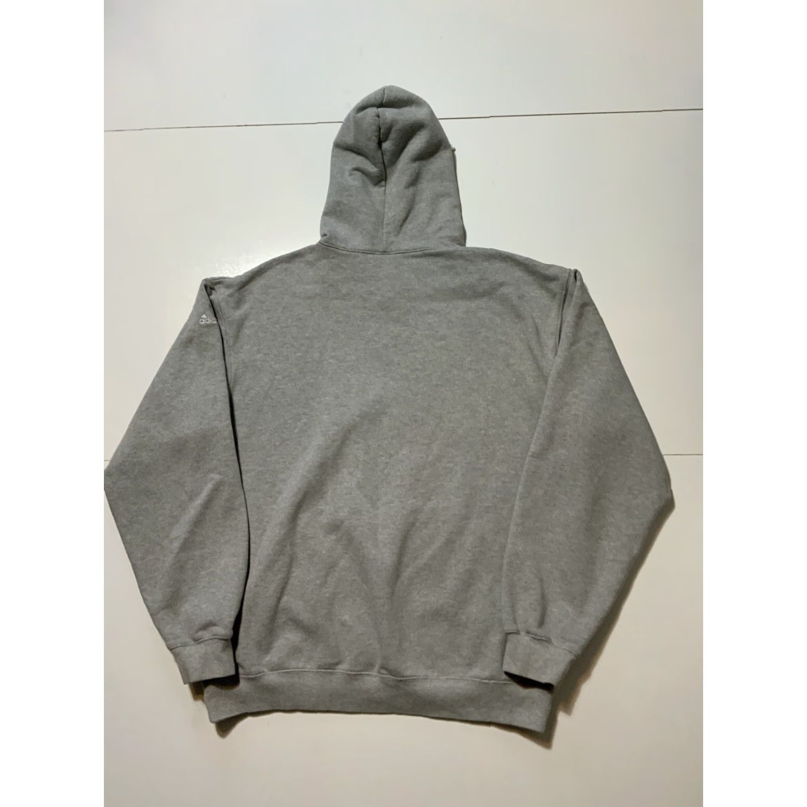 Adidas Adidas Property Of Double Pump University Hoodie XL Adult Heather Gray Pullover Mens Size US XL / EU 56 / 4 - 2 Thumbnail