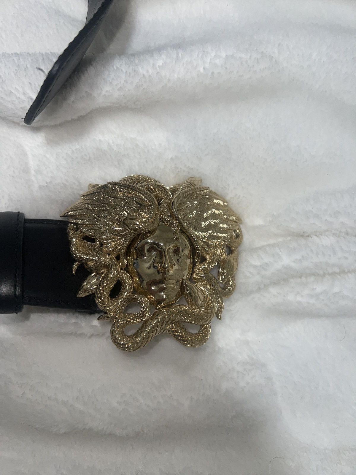 Versace Versace Medusa leather belt Size 34 - 4 Thumbnail