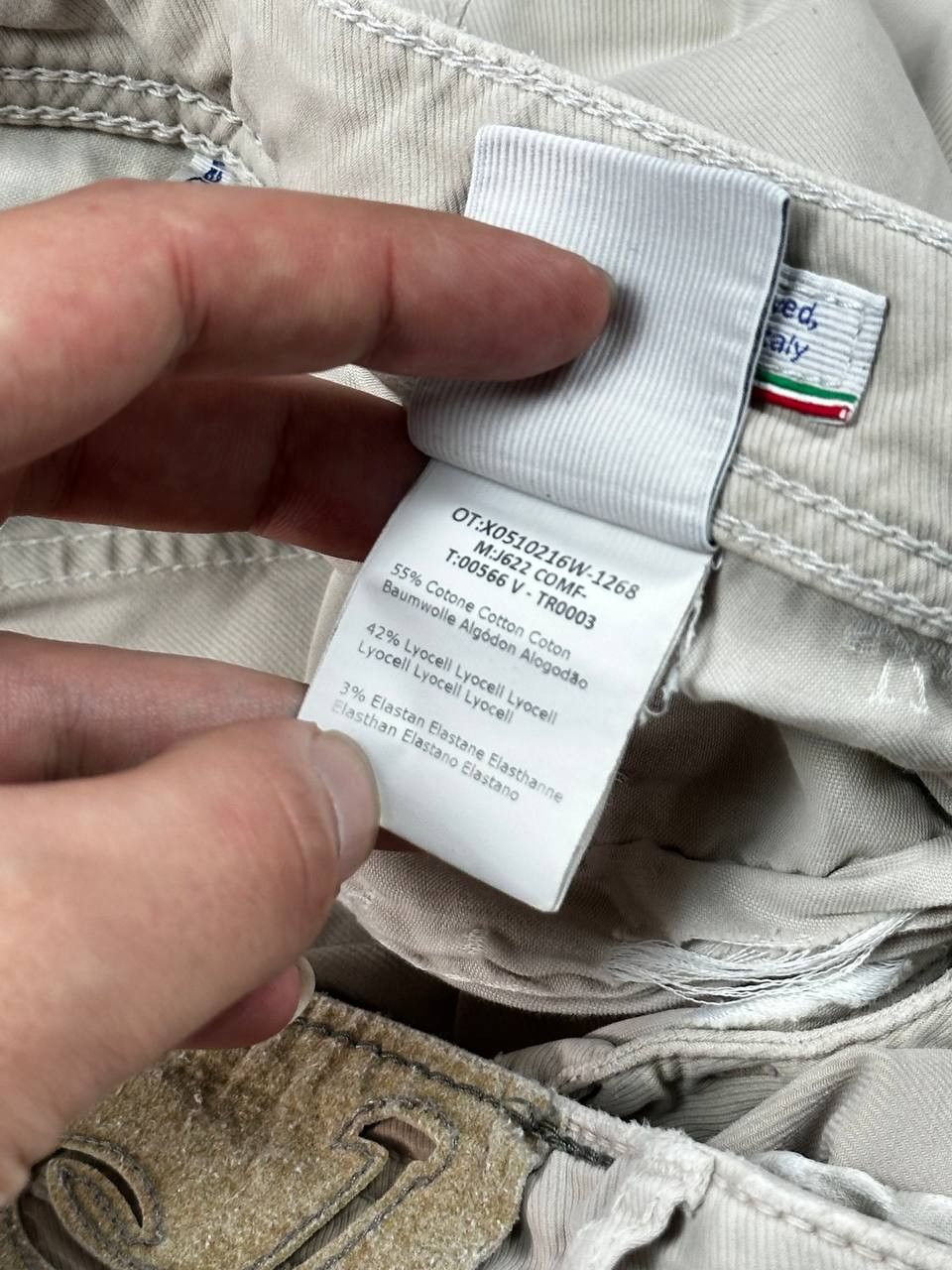 Jacob Cohen Luxury Jacob Cohen Beige Chino Pants Rare Retro Size US 35 - 9 Thumbnail