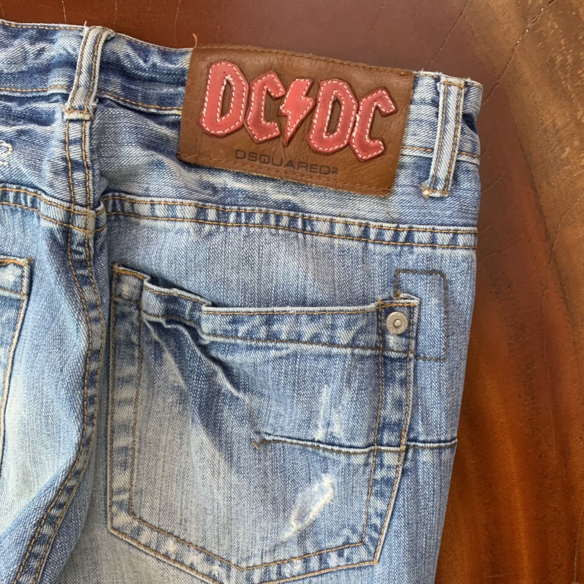 Dsquared2 Dsquared2 DCDC Ripoff ACDC Denim Jeans Pants Size US 33 - 6 Thumbnail
