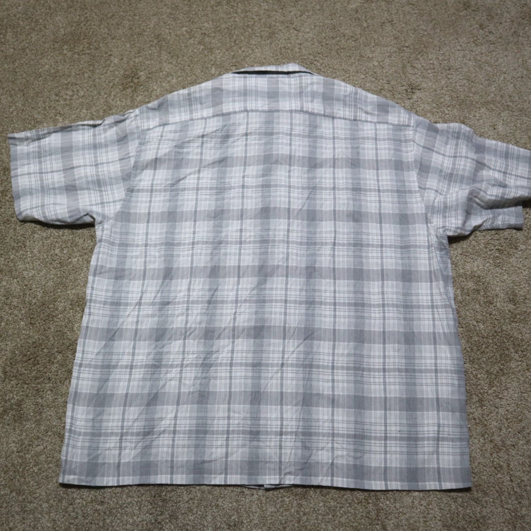 Alexander Julian VINTAGE Alexander Julian Shirt Plaid Adult Mens 2XL Gray Short Sleeve Button-Up Size US XXL / EU 58 / 5 - 7 Thumbnail