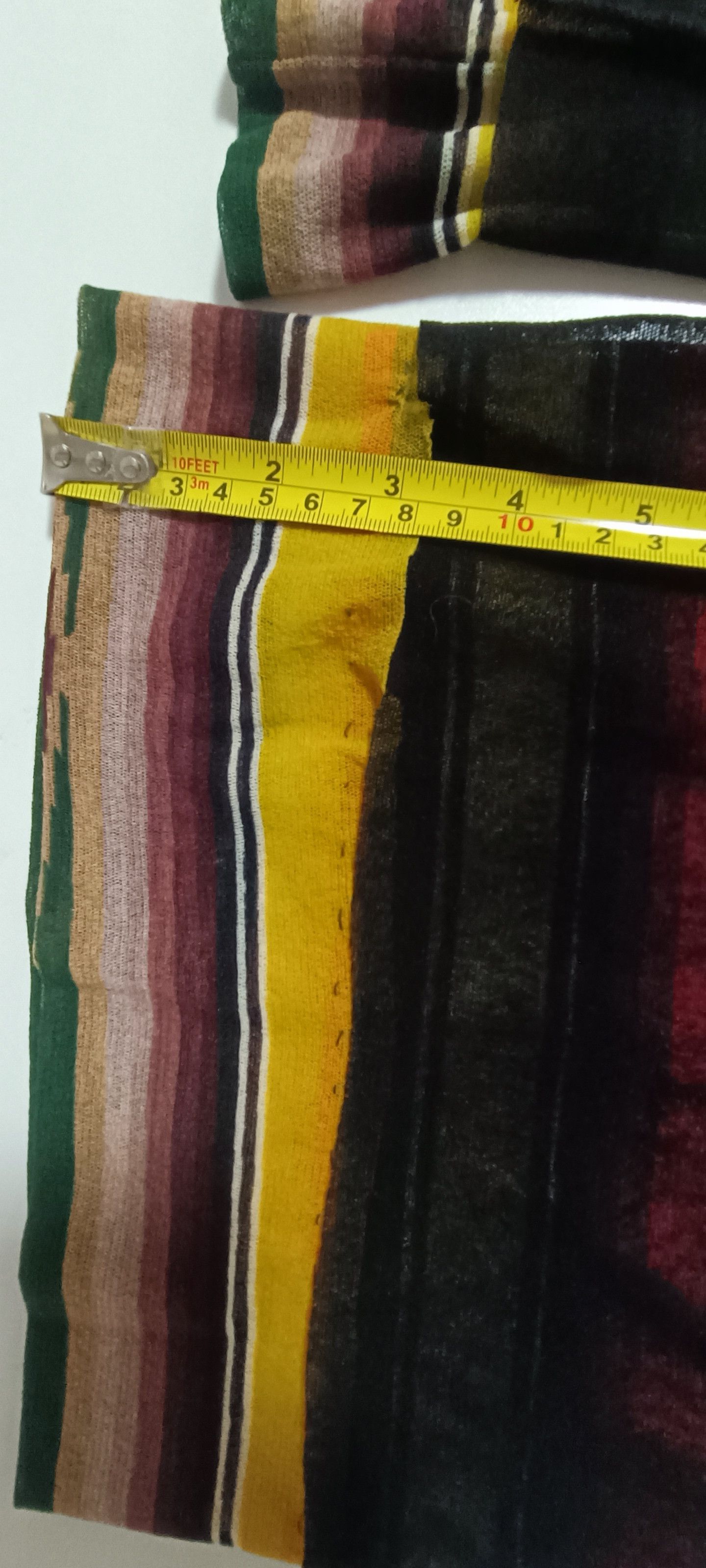 Jean Paul Gaultier SS2005 - Multicolor stripes double layer - mesh nylon Pants Size 25" / US 0 / IT 36 - 20 Thumbnail