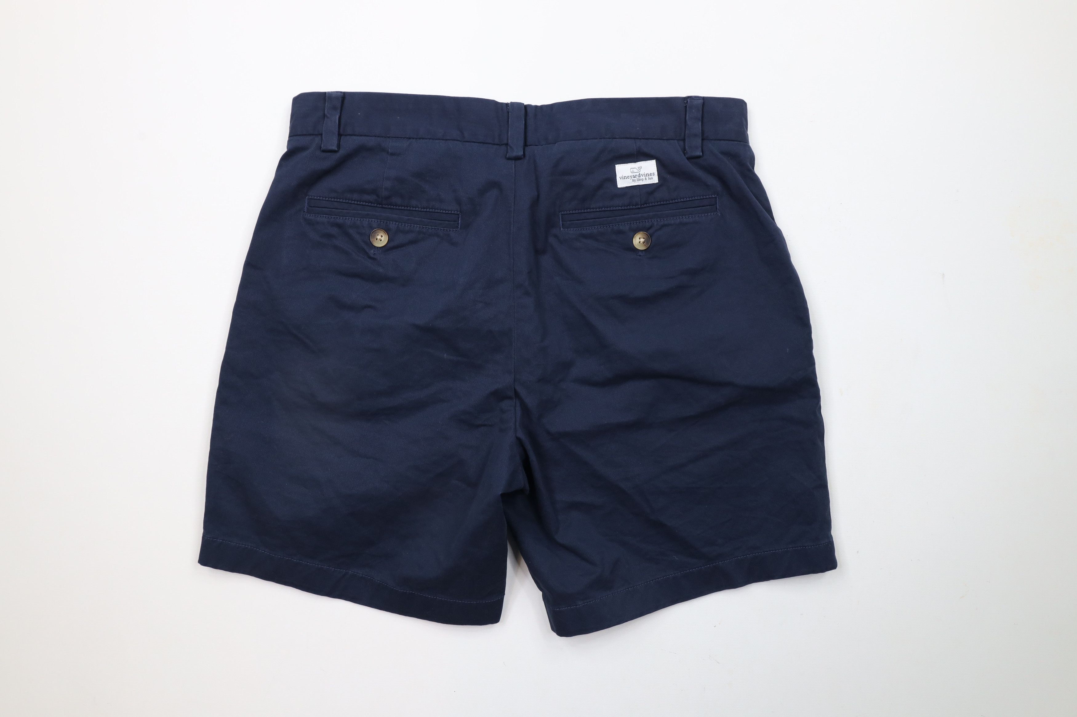 Vineyard Vines × Vintage Vineyard Vines Spell Above Knee Breaker Chino Shorts Blue Size US 30 / EU 46 - 7 Thumbnail