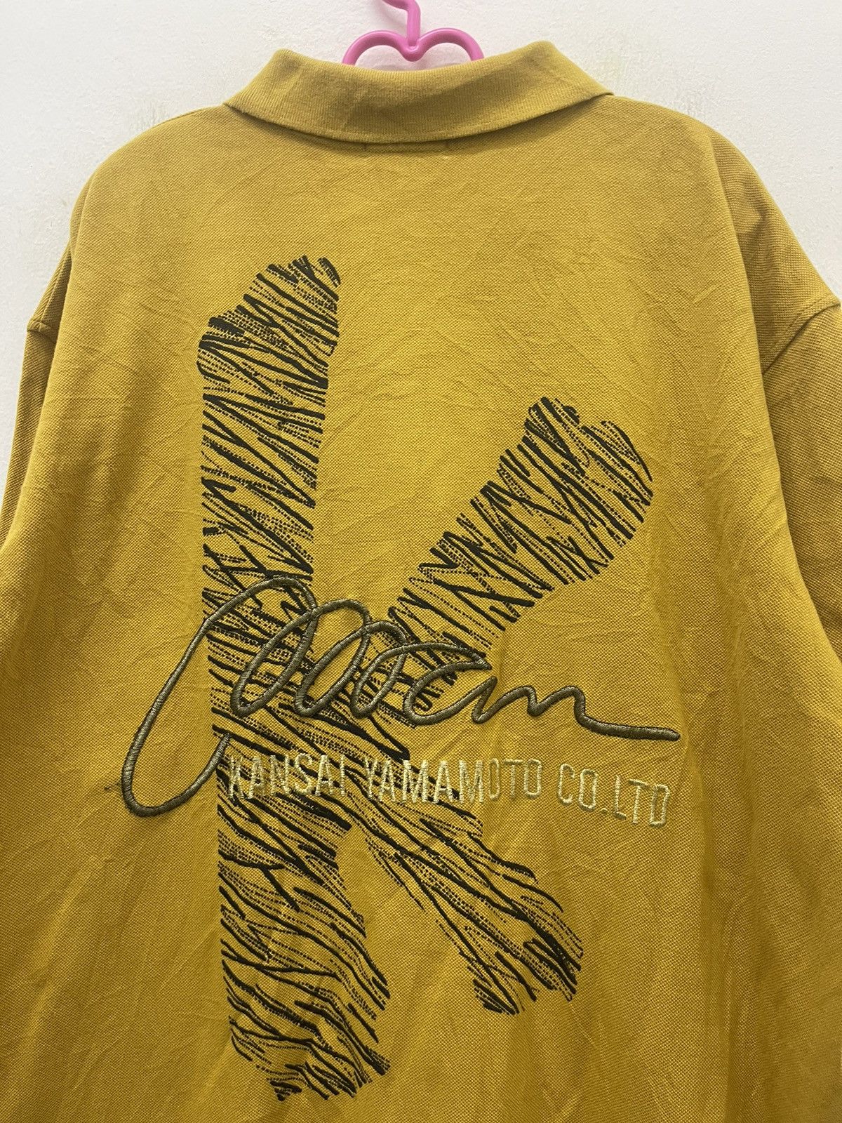 Kansai Yamamoto Rare Vintage KANSAI YAMAMOTO Kansai Man Embroidered Polo Size US L / EU 52-54 / 3 - 2 Thumbnail