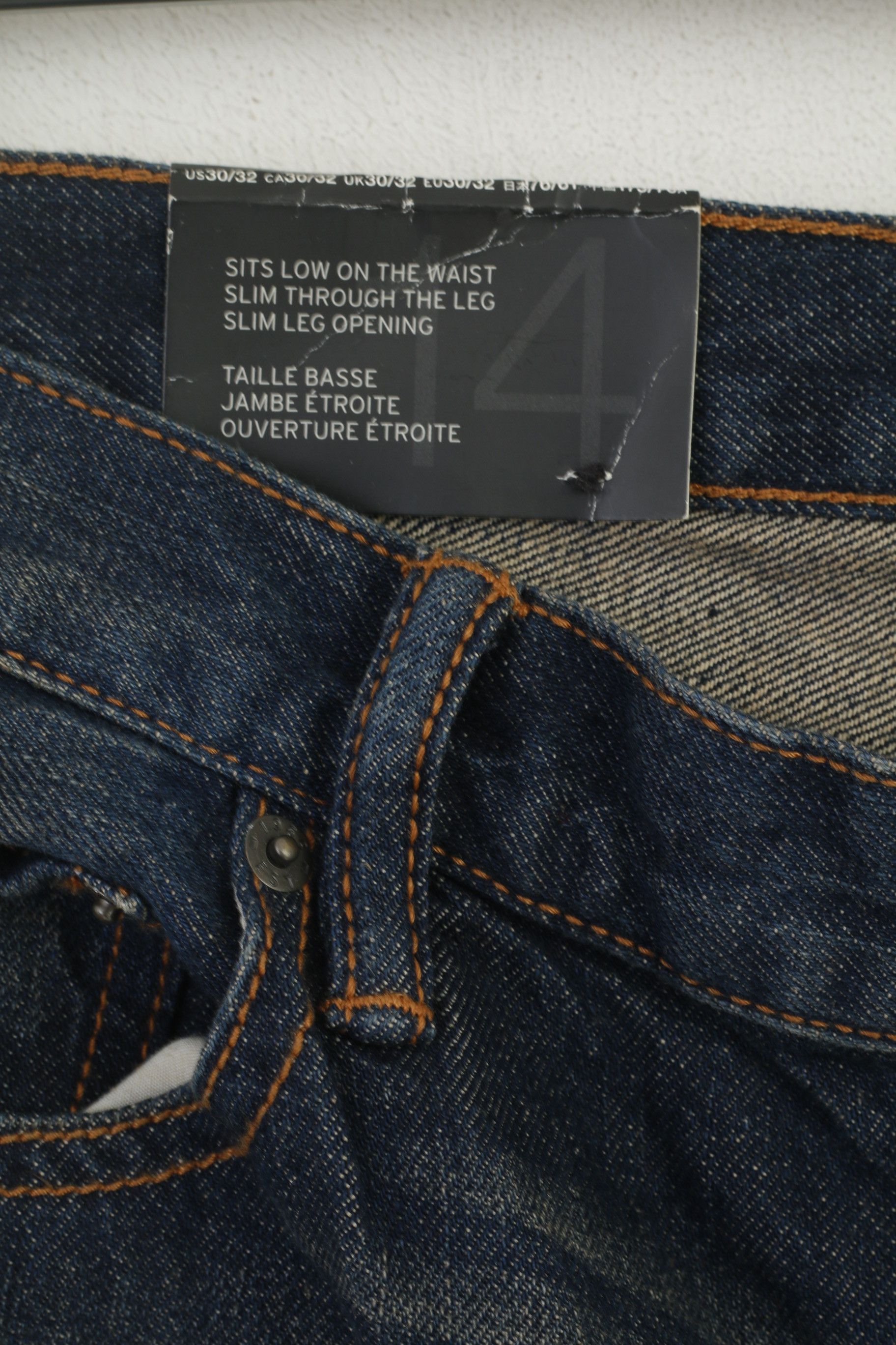 Gap New GAP Women 30 Jeans Trousers Navy Cotton 6203 Size 30" / US 8 / IT 44 - 5 Thumbnail