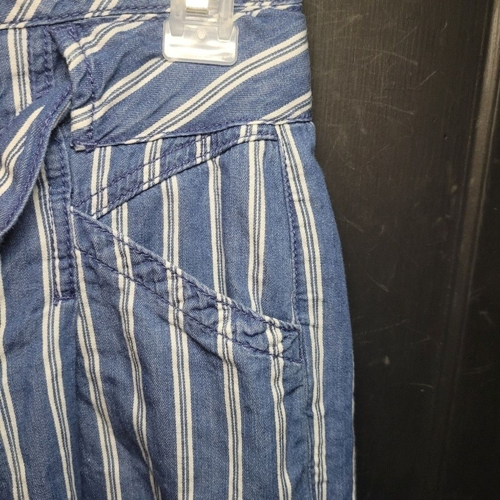 American Eagle Outfitters American Eagle, casual pants, blue/white, NWOT, Size 00 Size 24" / US 00 / IT 34 - 5 Thumbnail