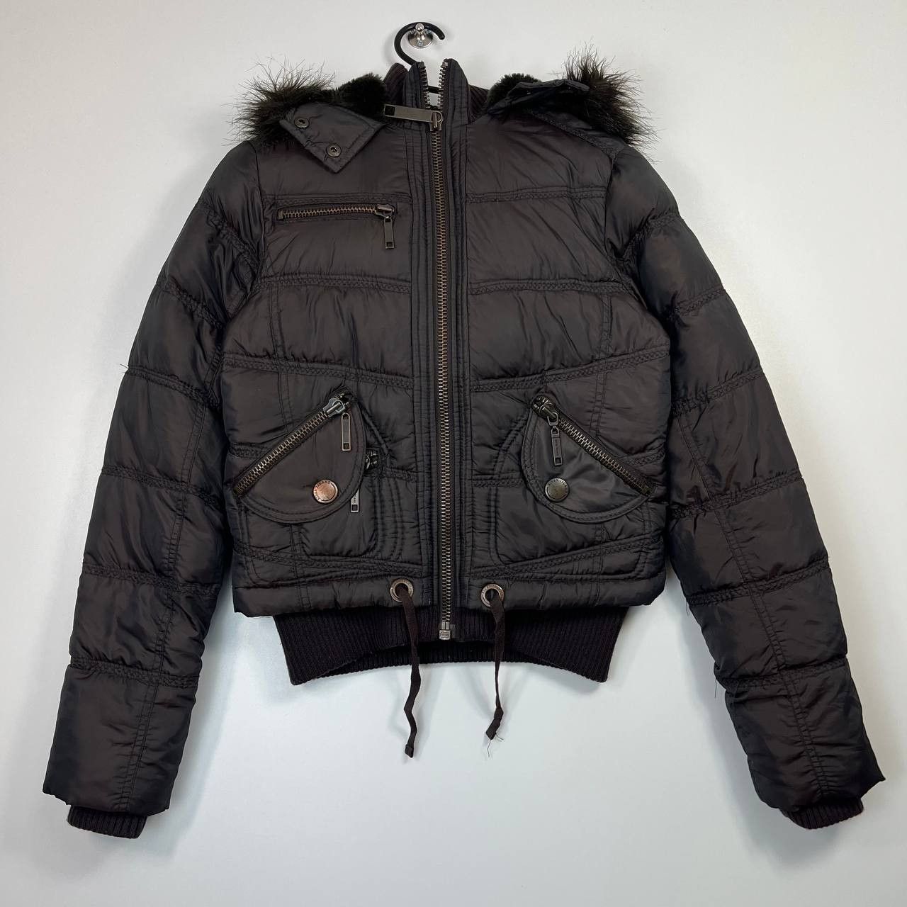 River Island River Island Maximum Puffer Jacket Fur Winter Womens Uk 10 Size L / US 10 / IT 46 - 1 Thumbnail