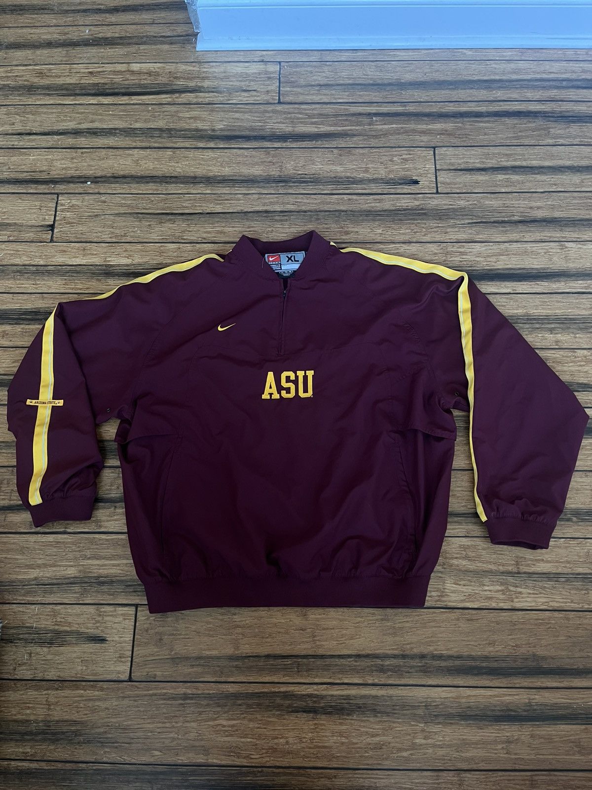 Nike Vintage Nike Arizona State Quarter Zip Jacket Size US XL / EU 56 / 4 - 1 Thumbnail