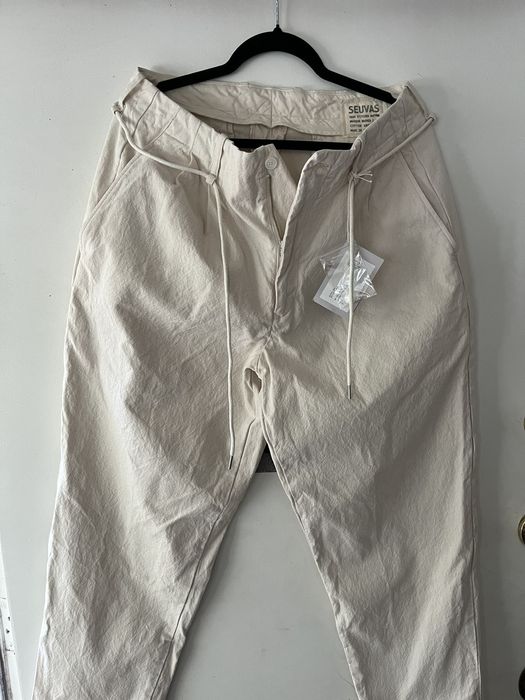 Seuvas Takeyari Canvas - Natural Skunk Works Easy Pants