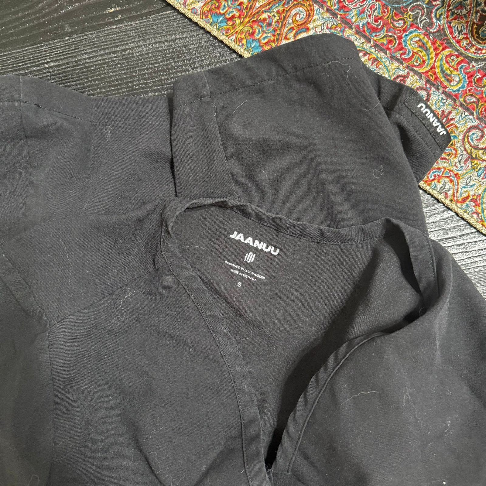 Other Jaanuu Black Scrub Top | Sz S Size US S / EU 44-46 / 1 - 6 Thumbnail