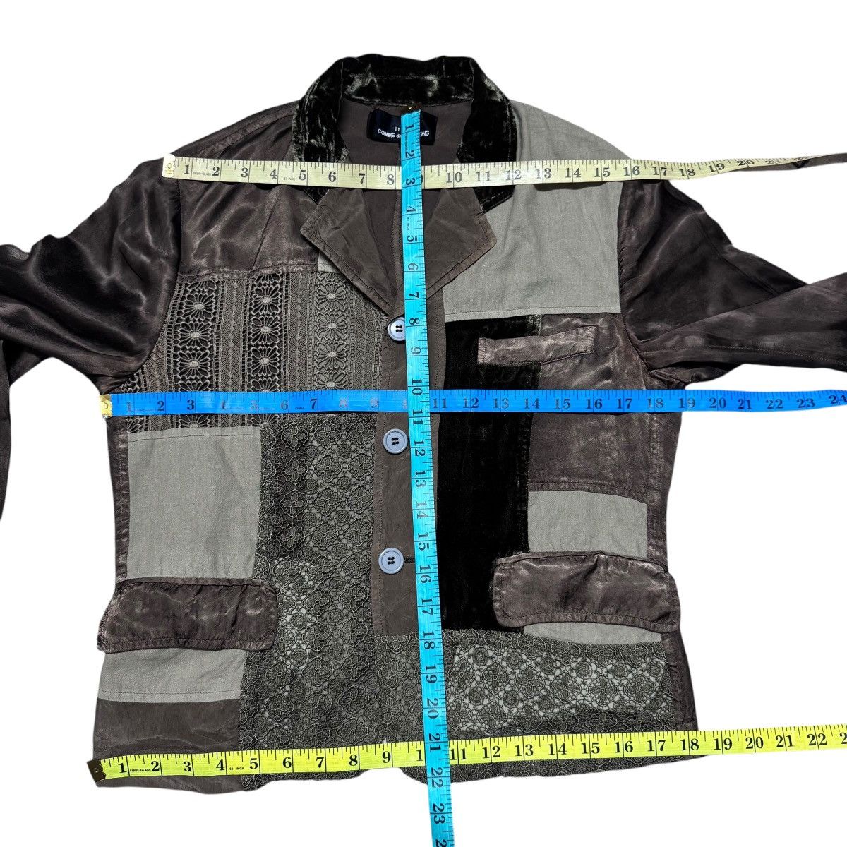 Tricot Comme des Garcons Aw2007 Tricot Comme des Garcons Patchwork Blazer Jacket Size M / US 6-8 / IT 42-44 - 15 Thumbnail