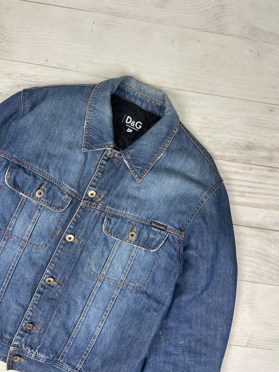 Dolce & Gabbana Vintage Dolce Gabbana Denim Jacket Y2K 90s Size US L / EU 52-54 / 3 - 2 Thumbnail