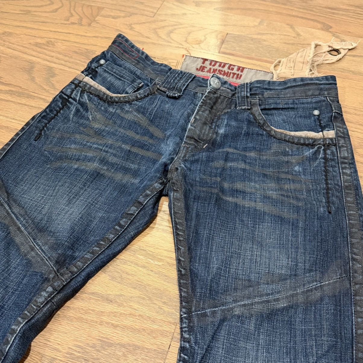 Other Toughsmith (Slightly) Waxed Jeans Size US 34 / EU 50 - 3 Thumbnail