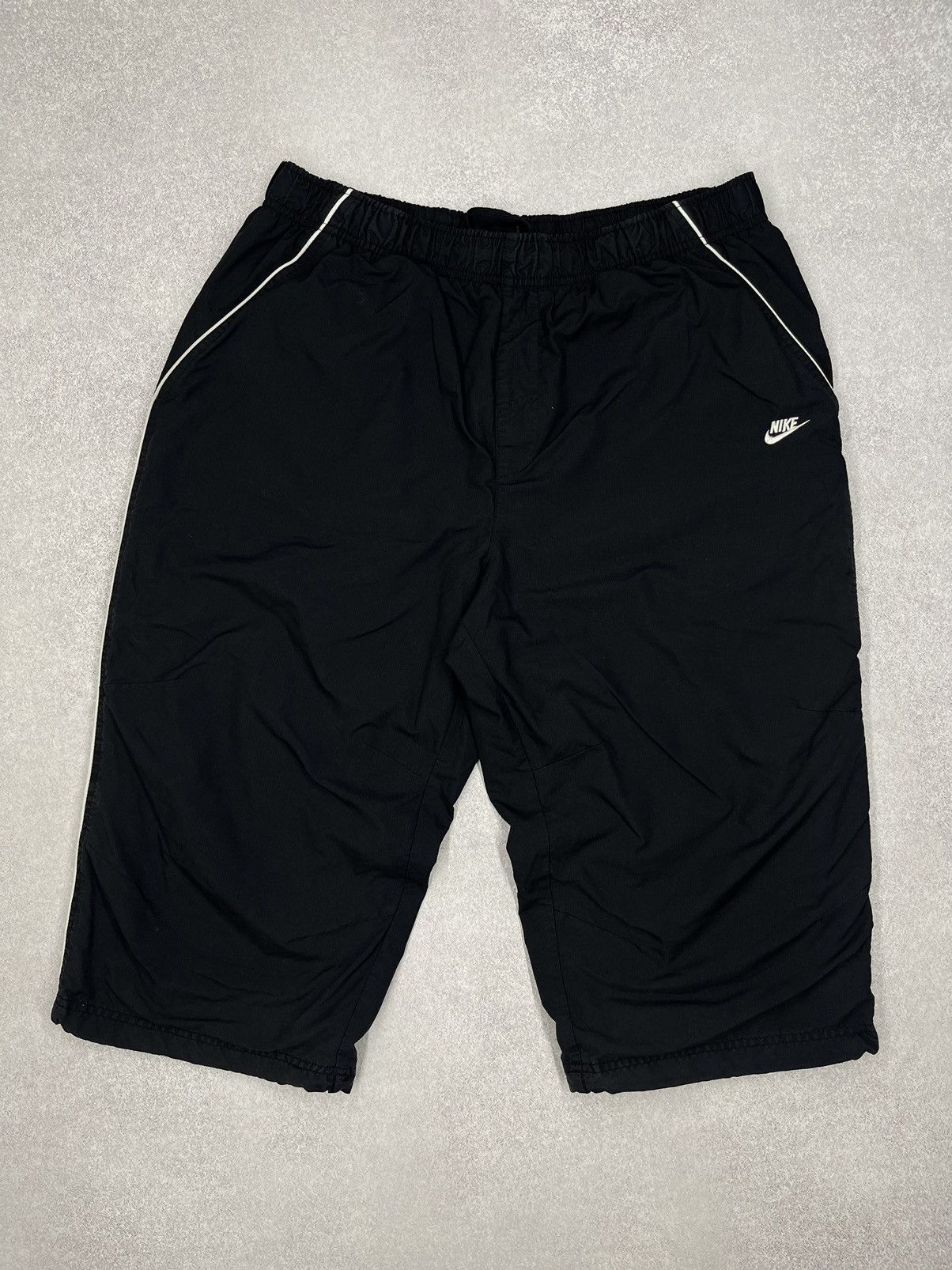 Nike × Nike ACG × Vintage Vintage Nike Nylon Black Shorts Drill Y2K ACG TN Size US 36 / EU 52 - 2 Thumbnail