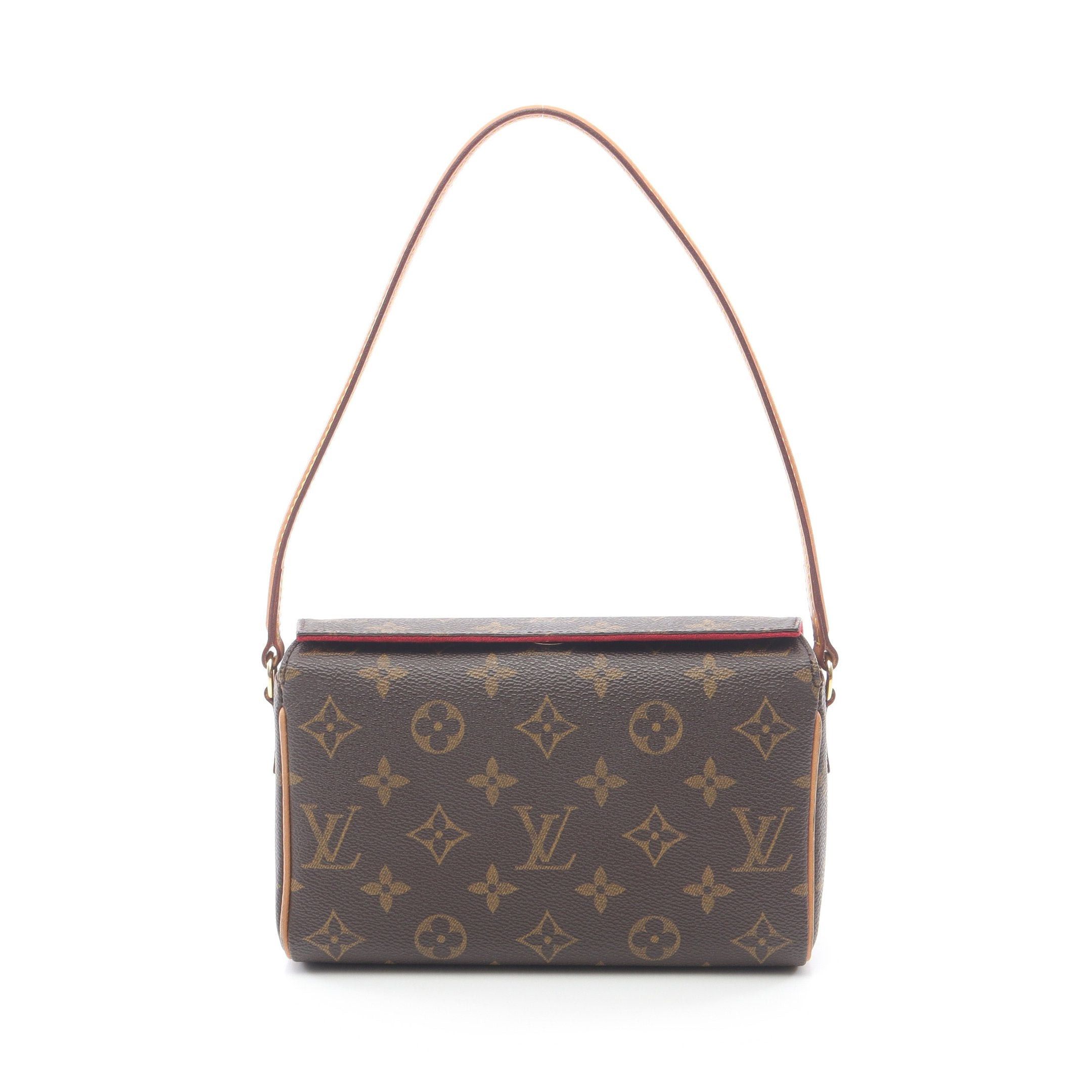 Louis Vuitton Louis Vuitton Recital Monogram Handbag Leather Brown Size ONE SIZE - 1 Thumbnail