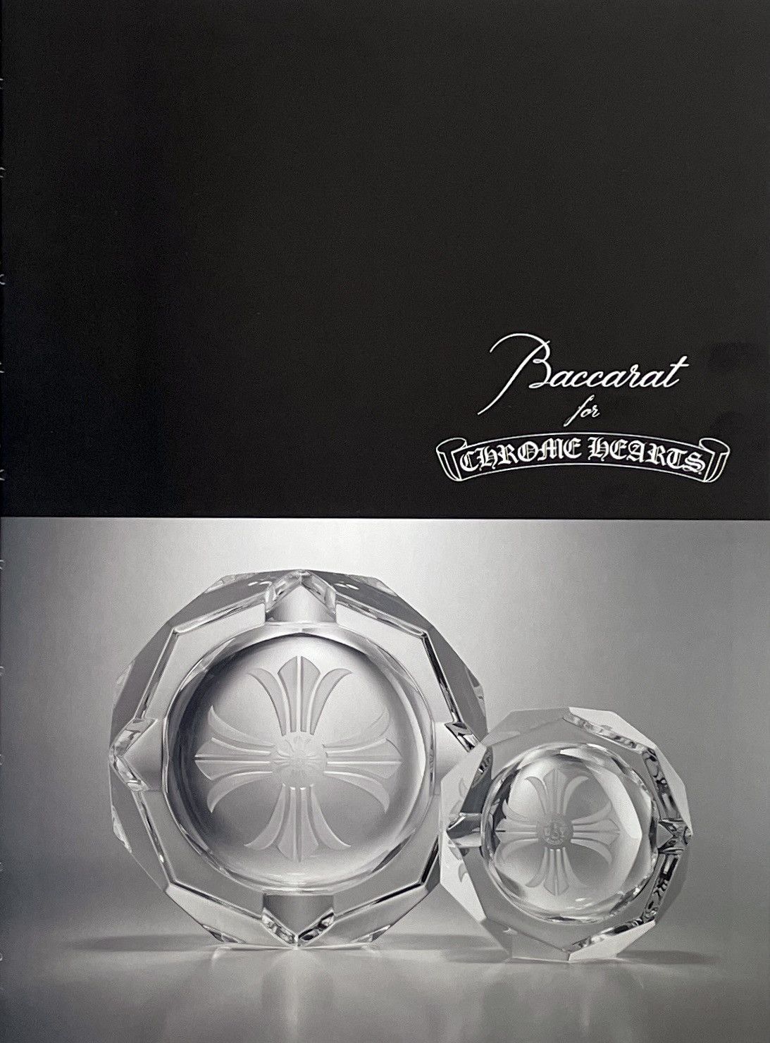 Chrome Hearts × Vintage Chrome Hearts Baccarat glass cup photo Poster framed 9x11 Size ONE SIZE - 2 Thumbnail