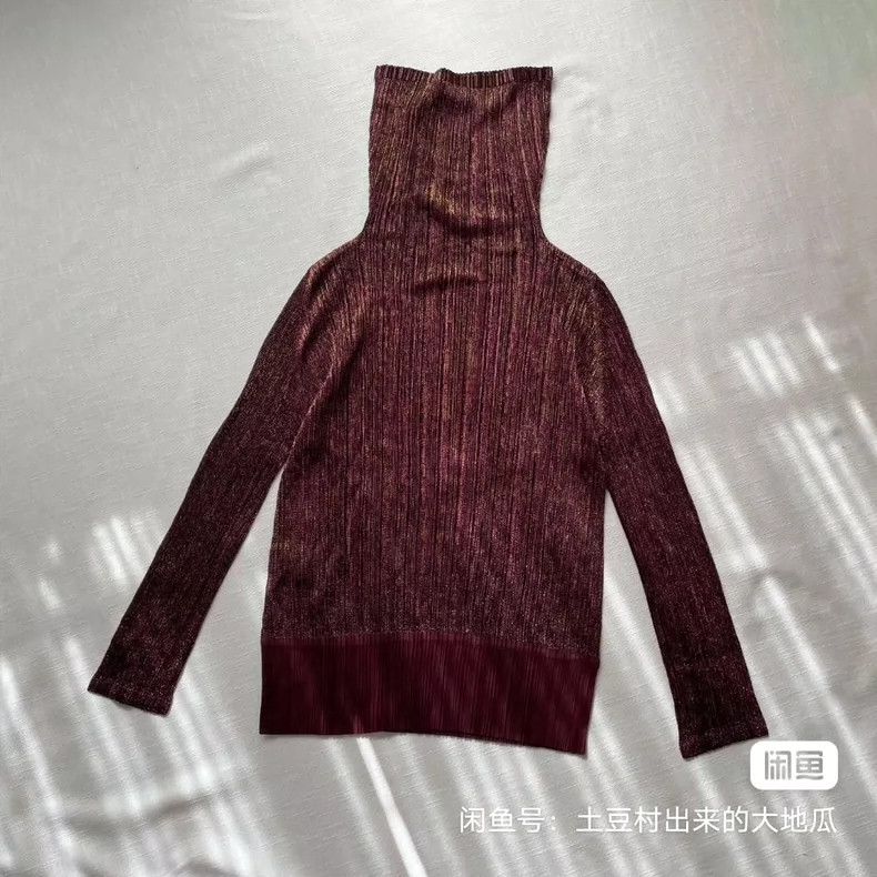 Issey Miyake Issey Miyake size:3 A vintage wine red gold thread woven m Size M / US 6-8 / IT 42-44 - 5 Thumbnail