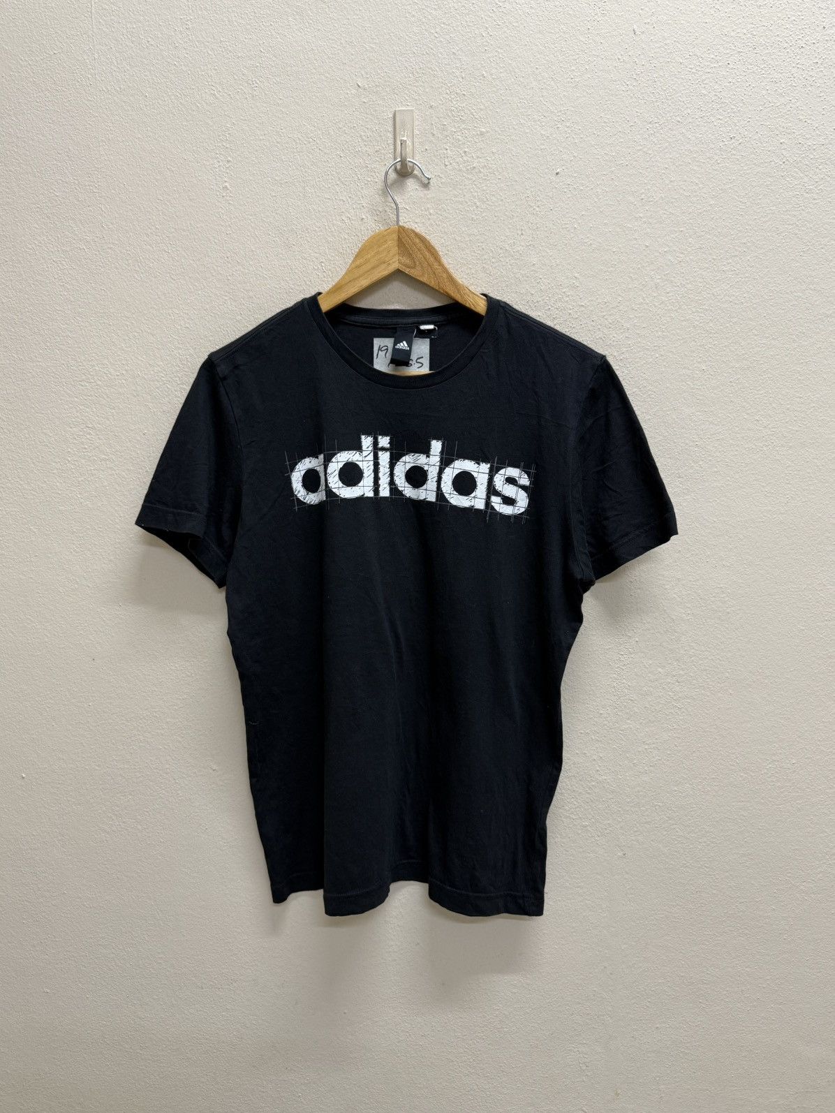 Adidas Adidas wording spellout tshirt Size US S / EU 44-46 / 1 - 3 Thumbnail