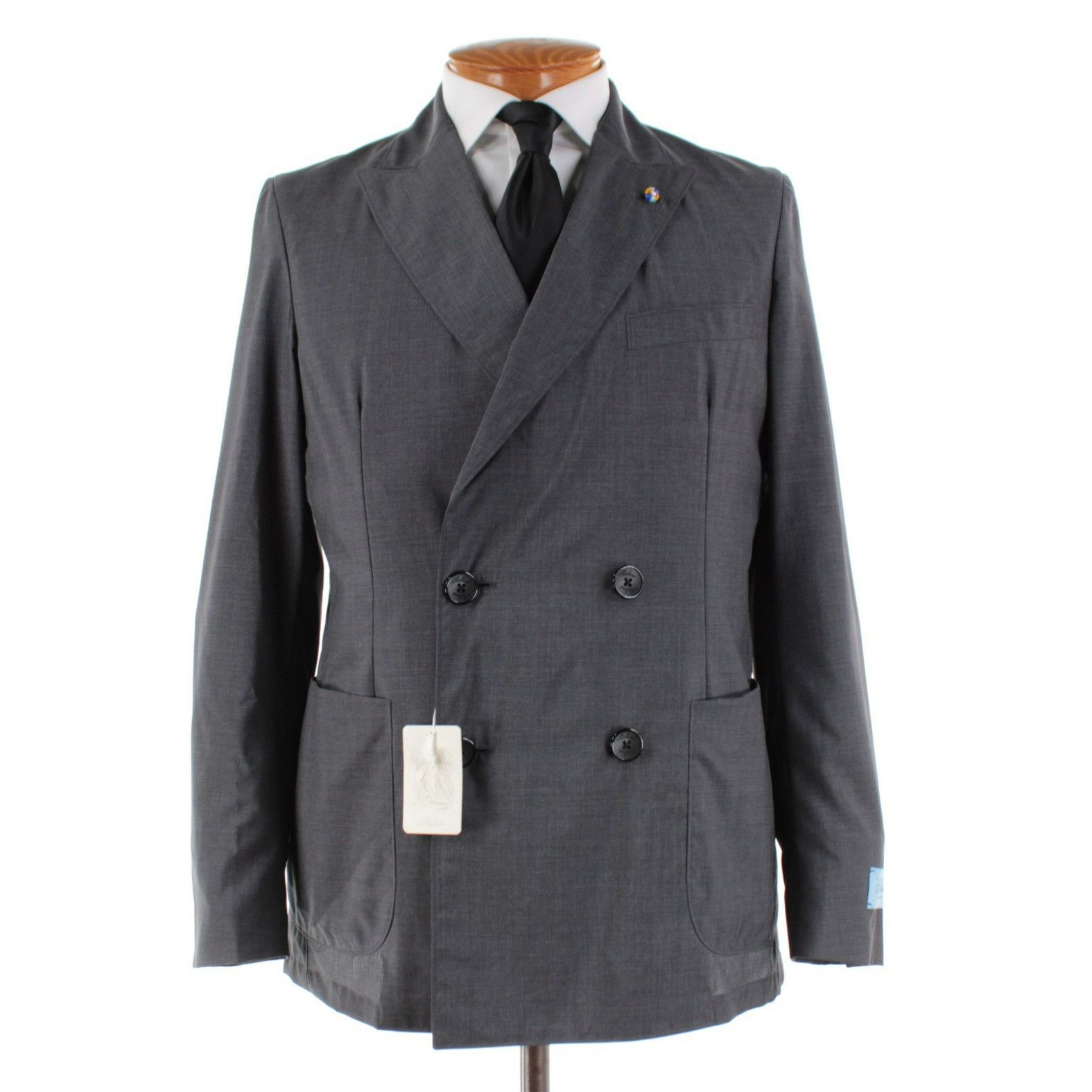 Belvest Belvest Suit Size US 42 Regular in Gray Size 42R - 1 Thumbnail