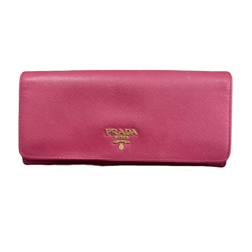 Prada Prada Saffiano Leather Chain Wallet One Size Size ONE SIZE - 1 Thumbnail