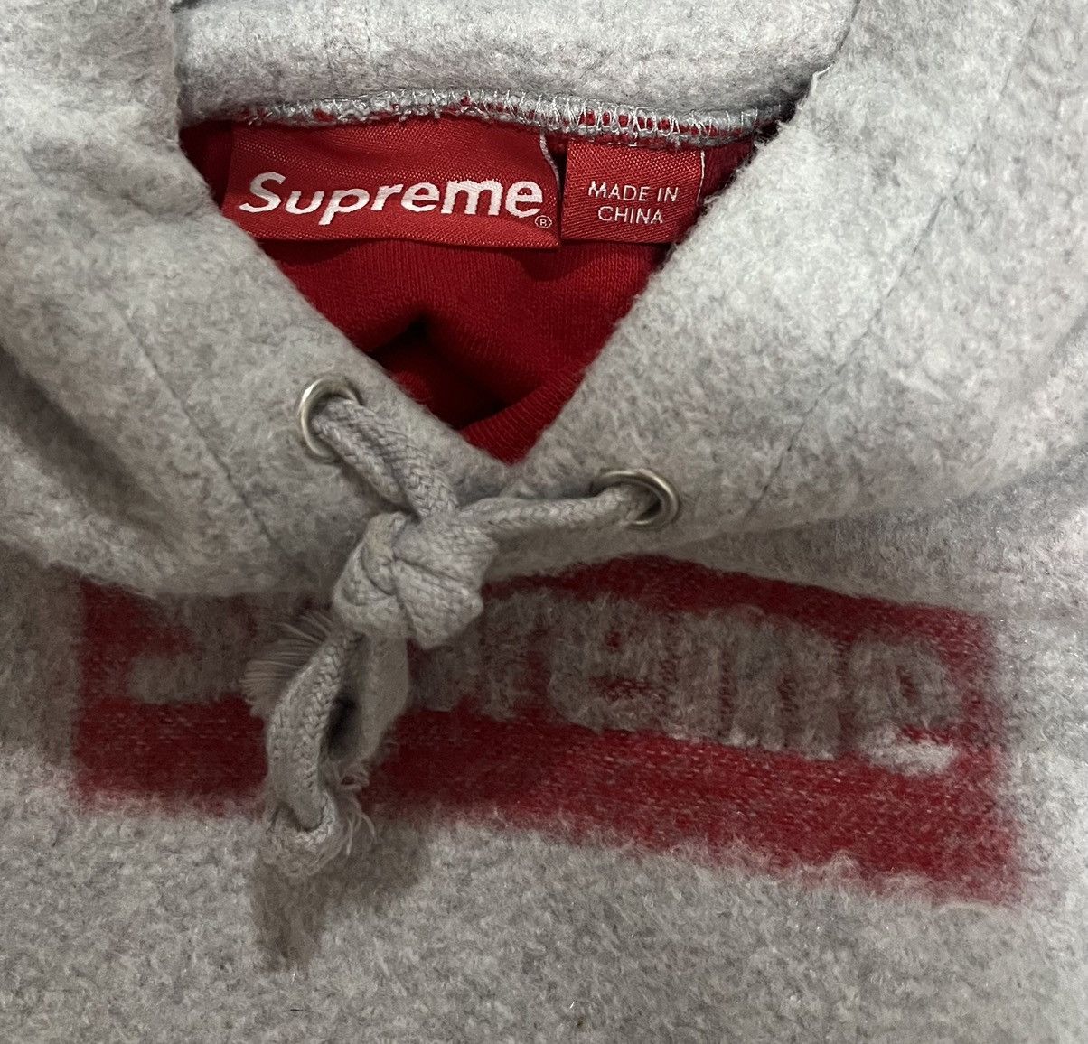 Supreme *FINAL DROP* Supreme SS23 inside out grey box logo hoodie Size US XL / EU 56 / 4 - 3 Thumbnail