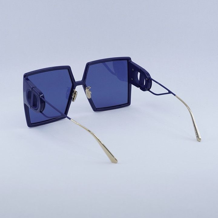 Dior Dior 30MONTAIGNE SU 30B0 Sunglasses - Blue Square Frame Size ONE SIZE - 3 Thumbnail