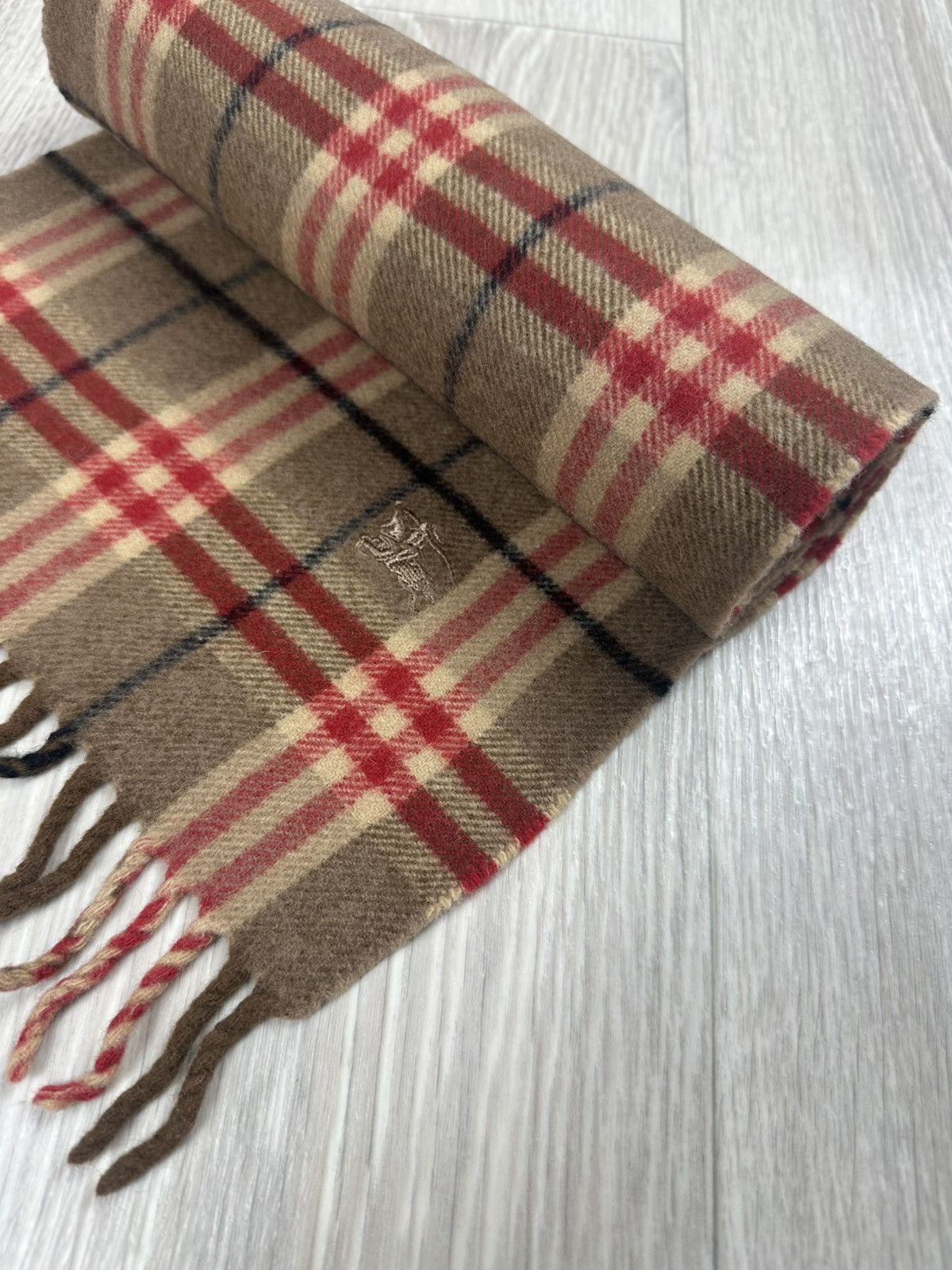 Burberry Vintage Burberry London Lana Wool Scraf Size ONE SIZE - 6 Thumbnail