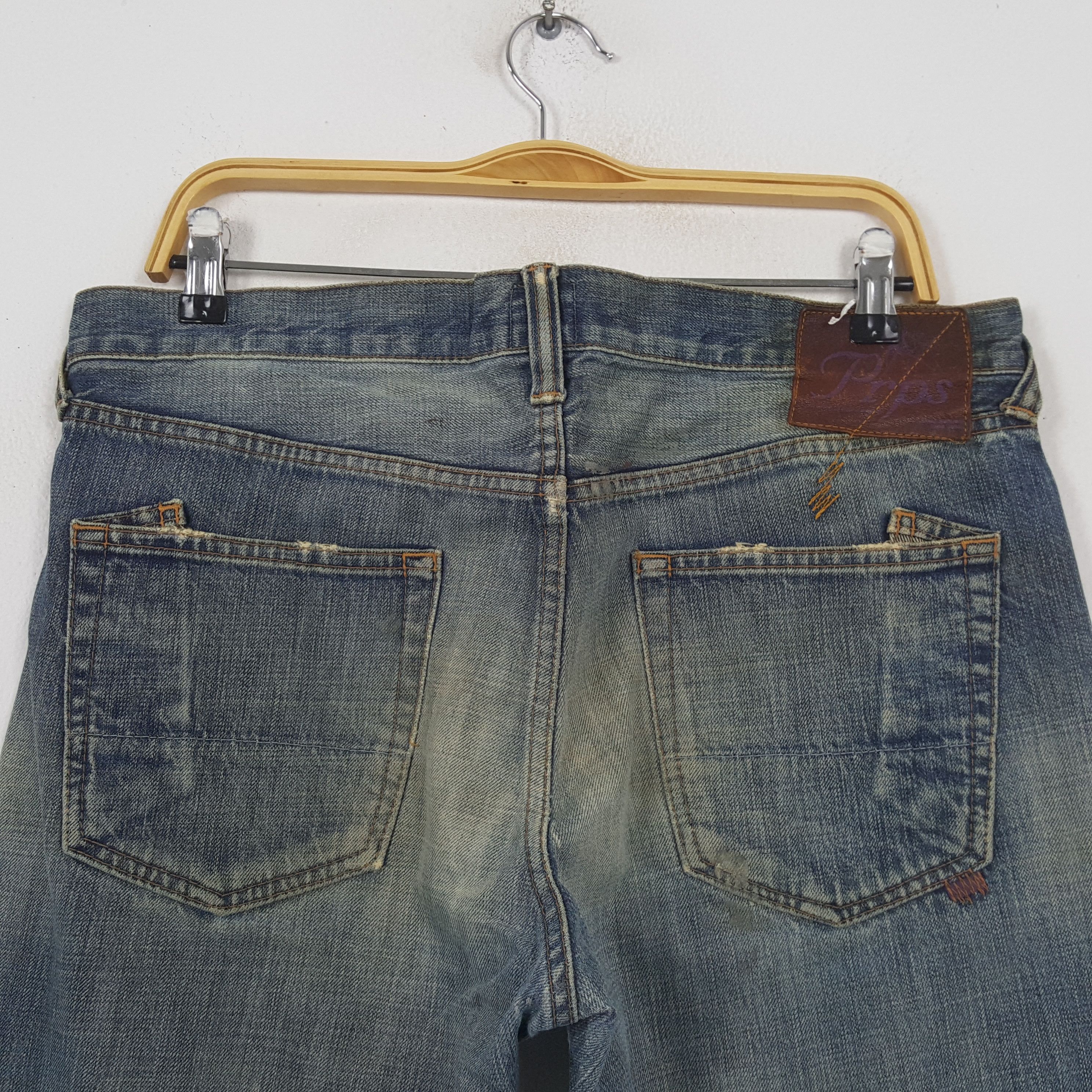 Prps Vintage Prps Japanese Brand Distressed Denim Jeans RR9 Size US 35 - 5 Thumbnail