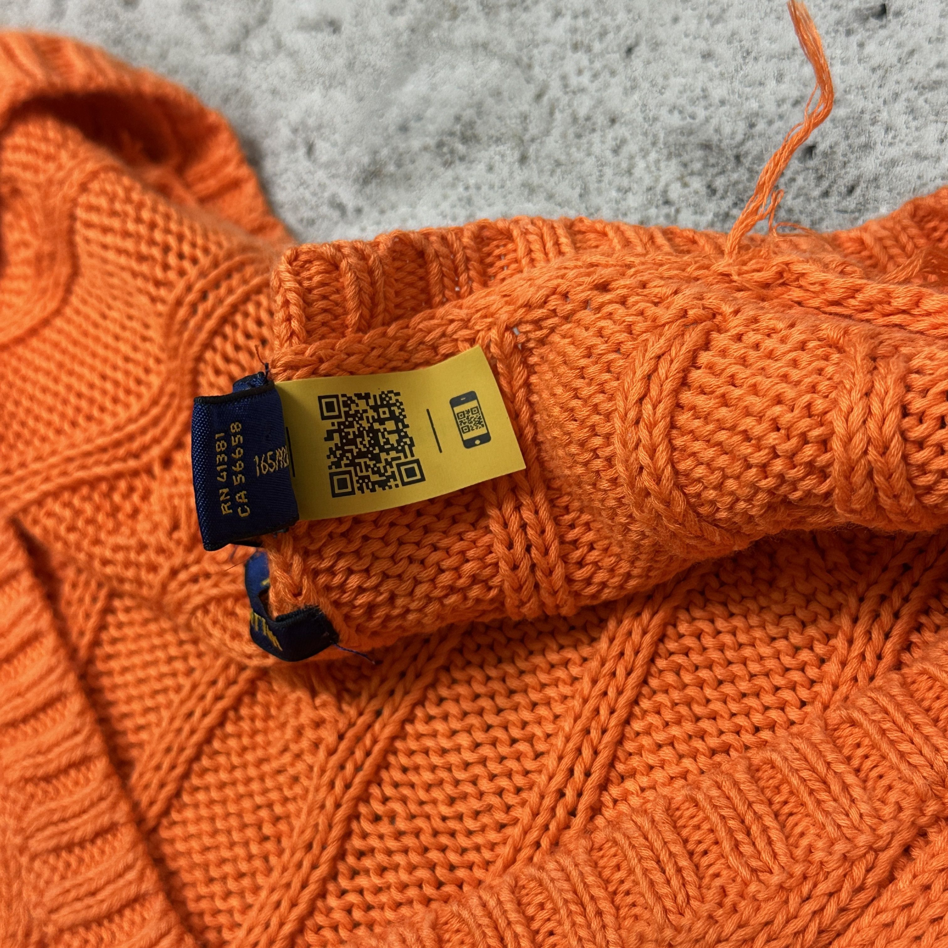 Polo Ralph Lauren Vintage Cable Knitted Polo Ralph Lauren Sweater 00s Size M / US 6-8 / IT 42-44 - 5 Thumbnail