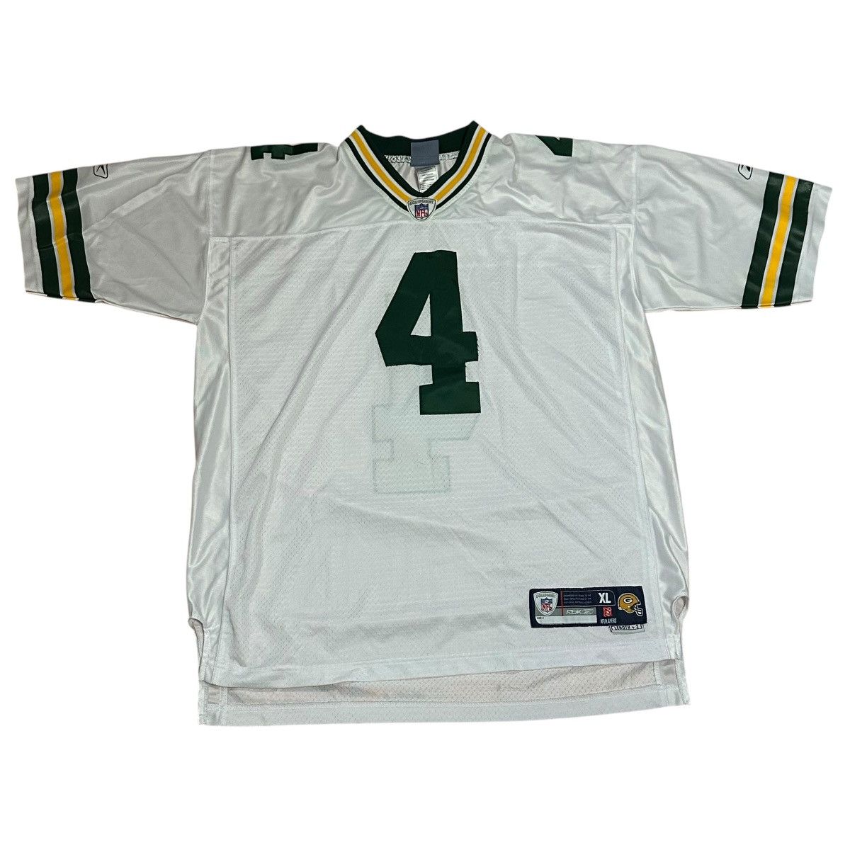 NFL Brett Favre Green Bay Packers Reebok NFL Road Jersey XL Size US XL / EU 56 / 4 - 1 Thumbnail