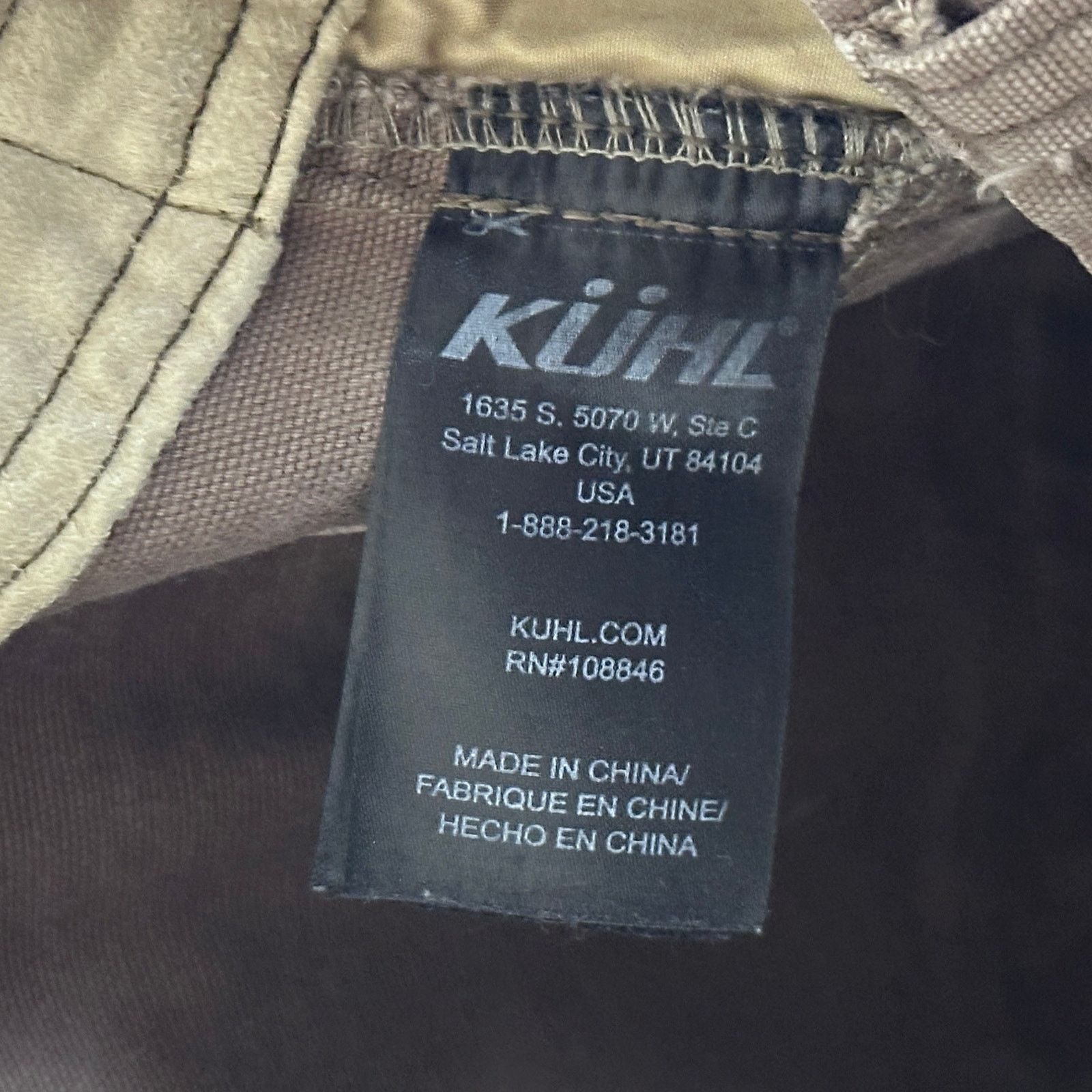 Kuhl The Law Vintage Patina Dye Canvas Work Pants Size US 40 / EU 56 - 9 Thumbnail