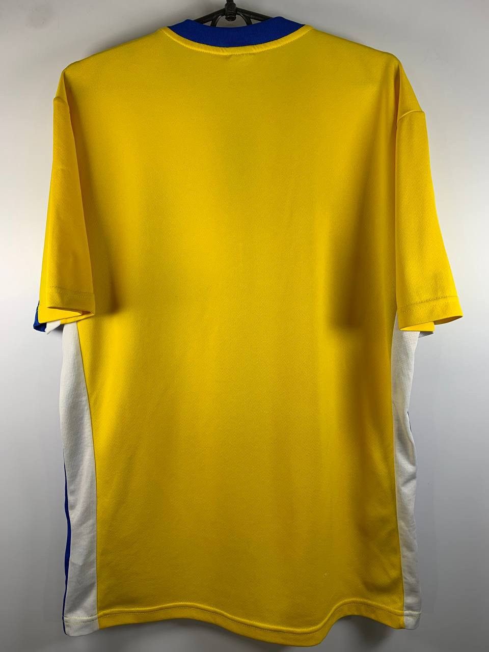 Vintage Errea FC Tibs 1997 Jersey Yellow Soccer Shirt Motif8 Sponsor Size US XL / EU 56 / 4 - 14 Thumbnail