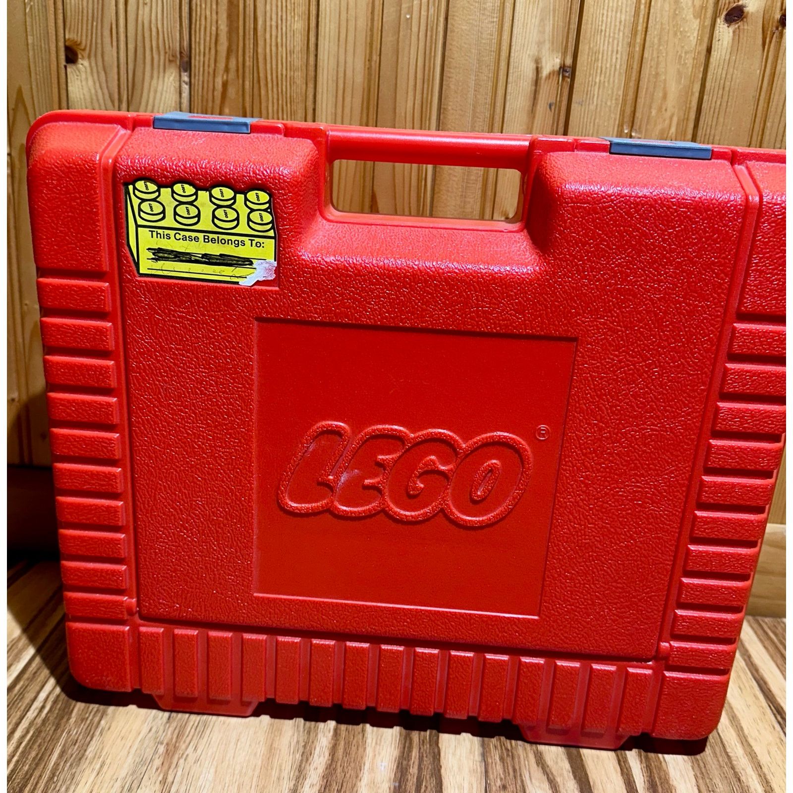 LEGO VintageLEGO 1985 RedPlastic StorageCarrying Case 15"x12"x4" Size ONE SIZE - 3 Thumbnail
