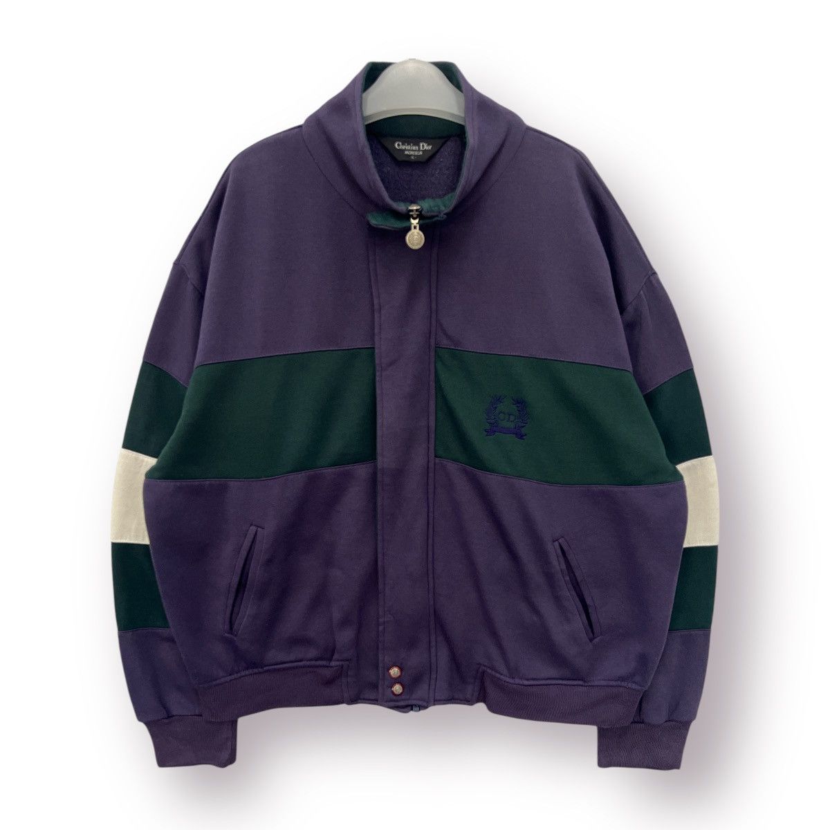 Christian Dior Monsieur 🔥Vtg 90's Christian Dior Monsieur Full zip Sweat jacket - L Size US L / EU 52-54 / 3 - 1 Thumbnail